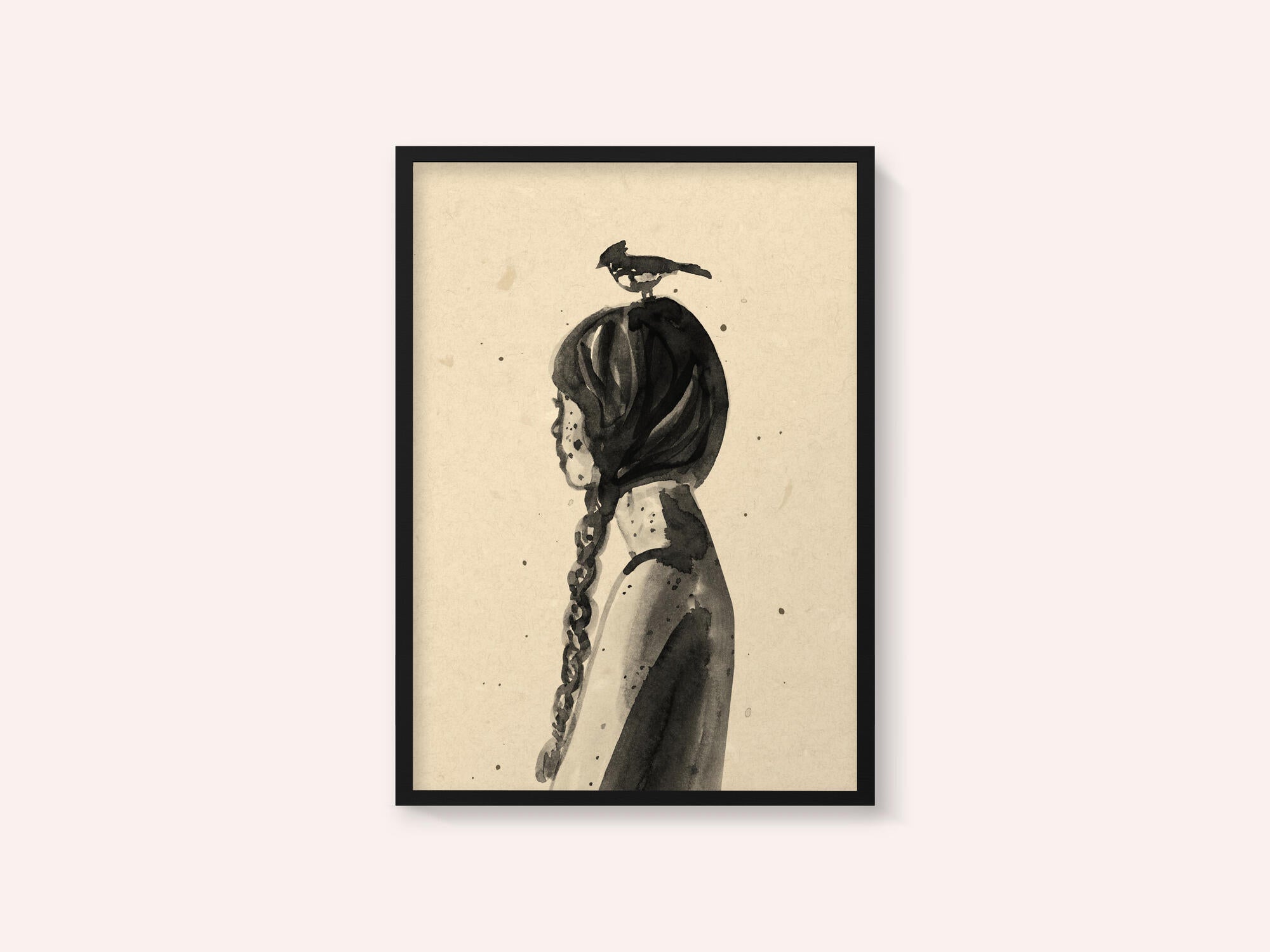 Girl with Bird