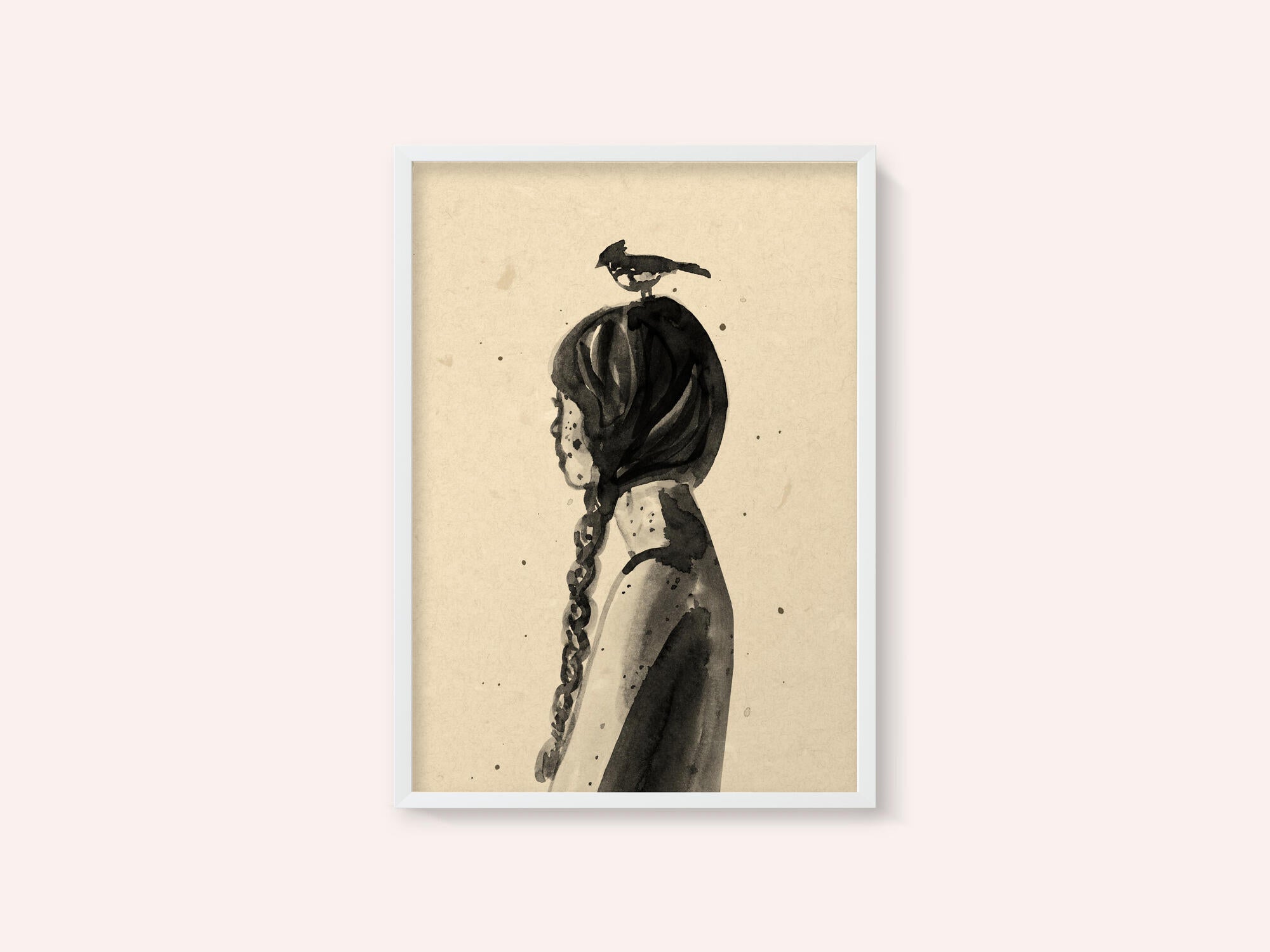 Girl with Bird