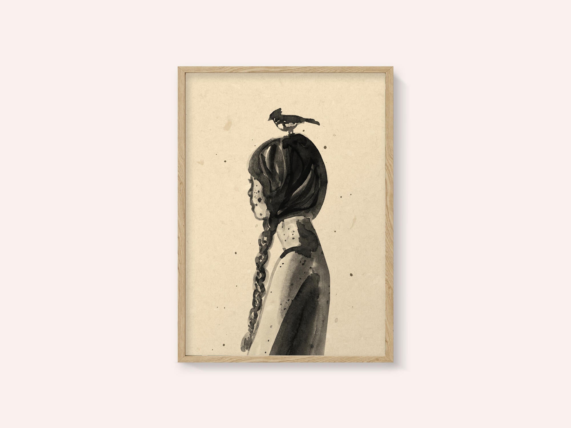 Girl with Bird