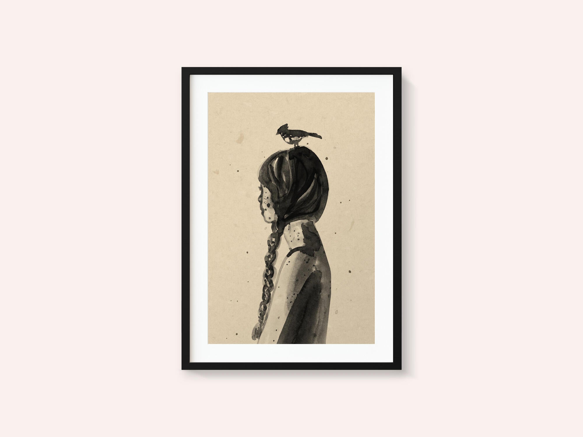 Girl with Bird