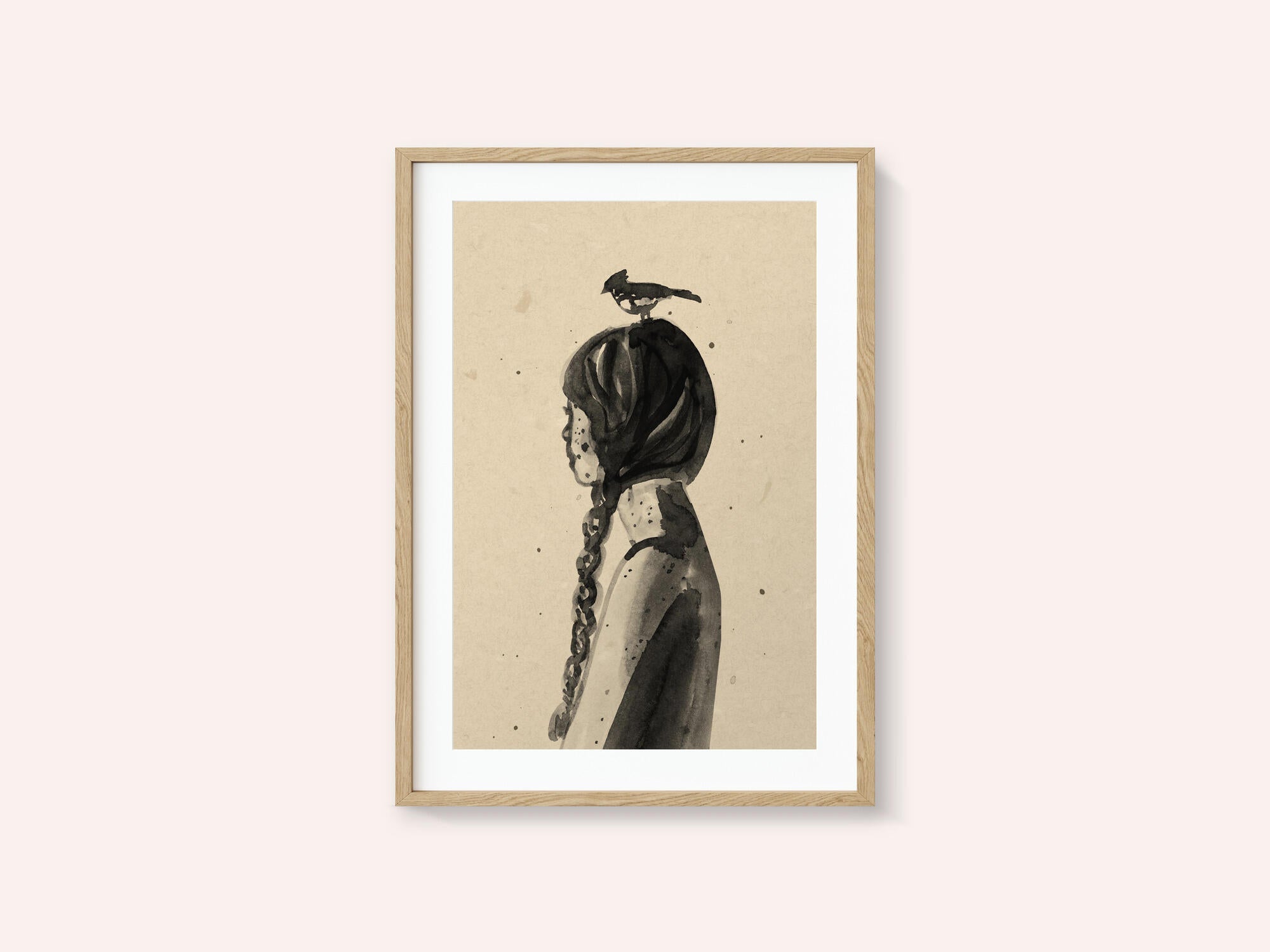 Girl with Bird