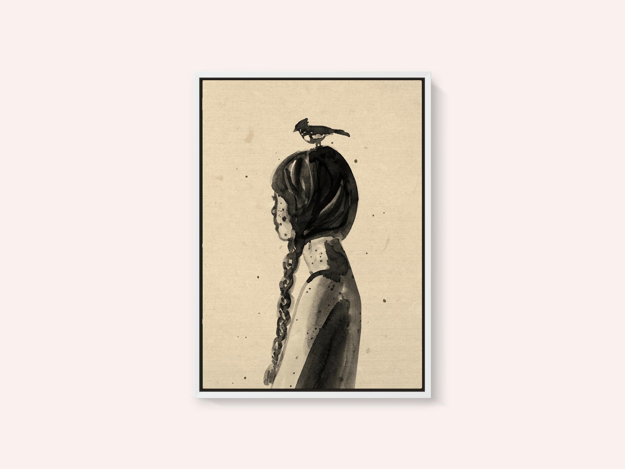 Girl with Bird