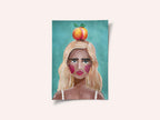 Woman With Peach