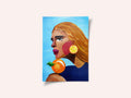 Woman With Orange