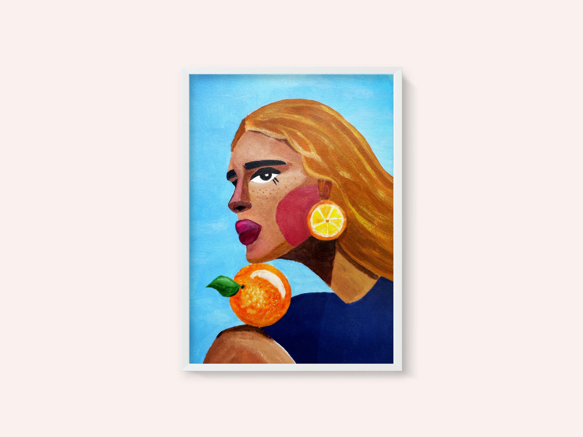 Woman With Orange