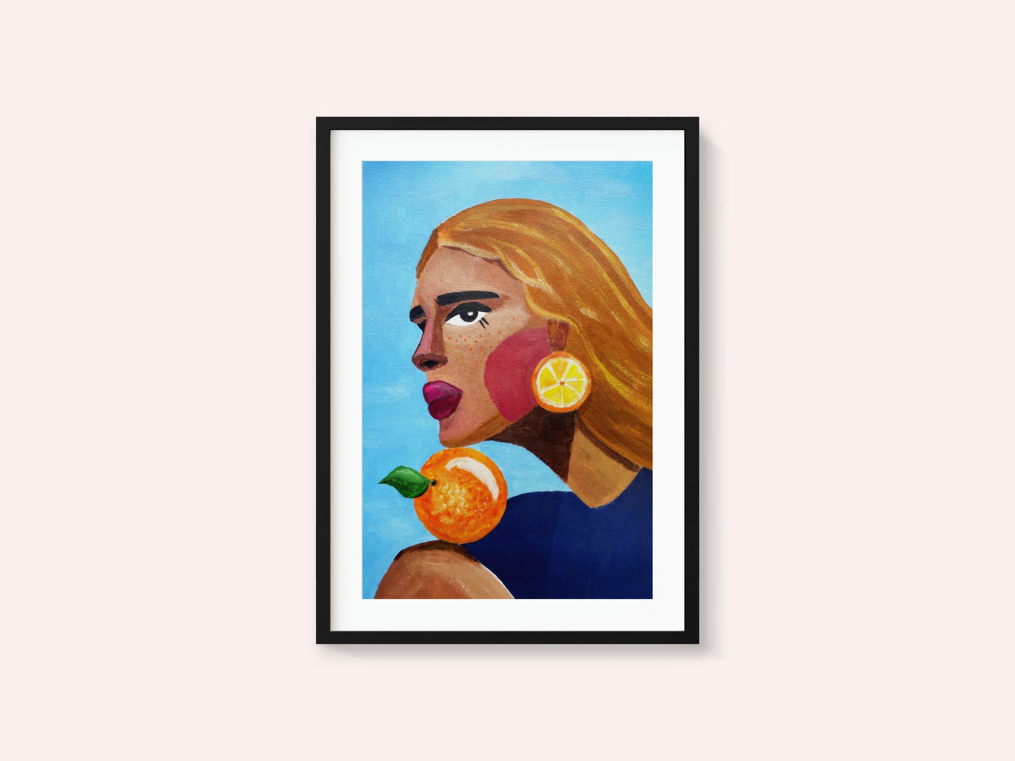 Woman With Orange