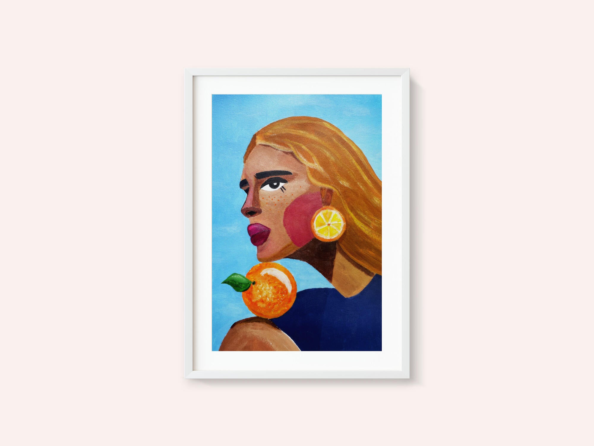 Woman With Orange