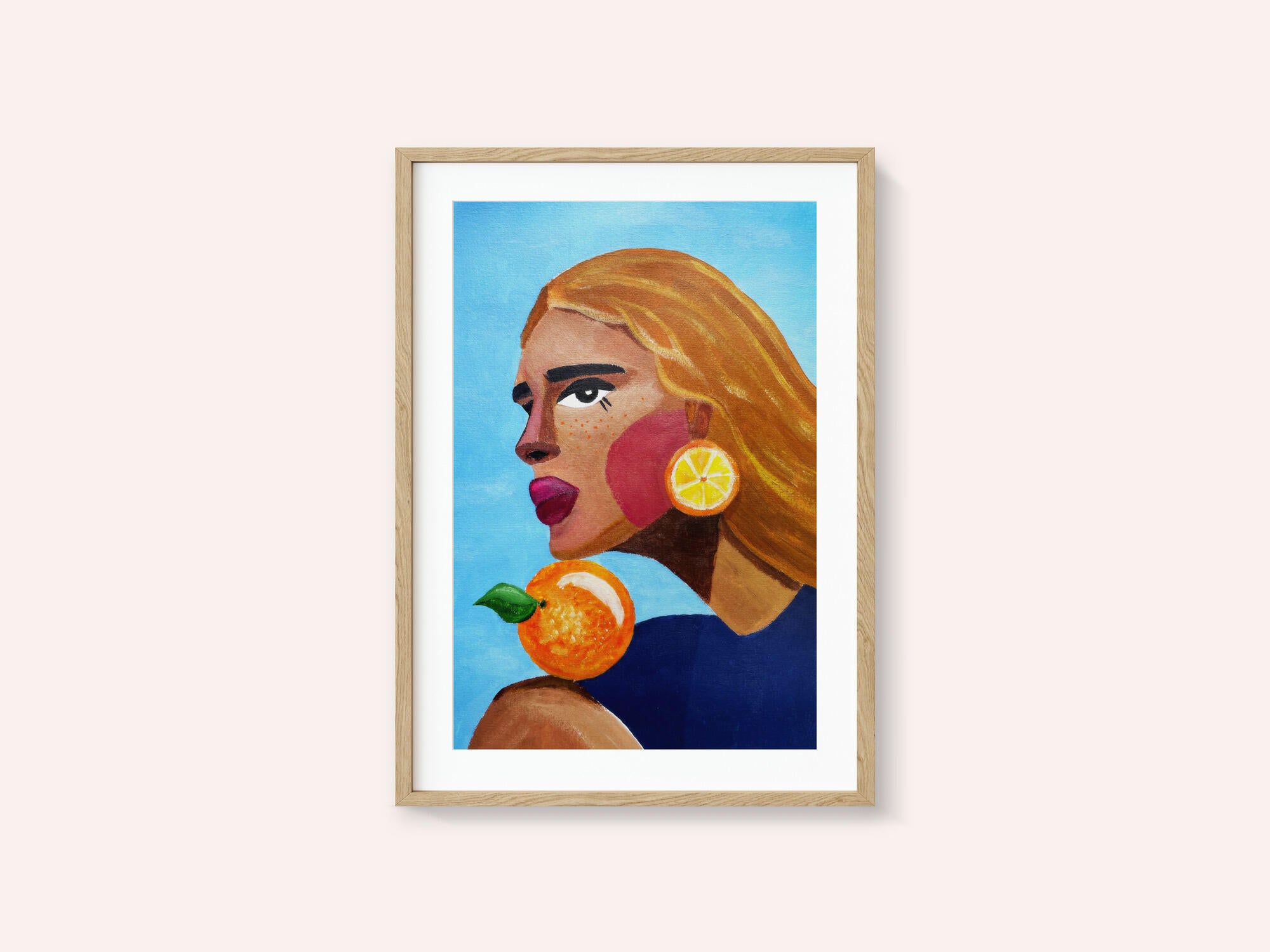 Woman With Orange