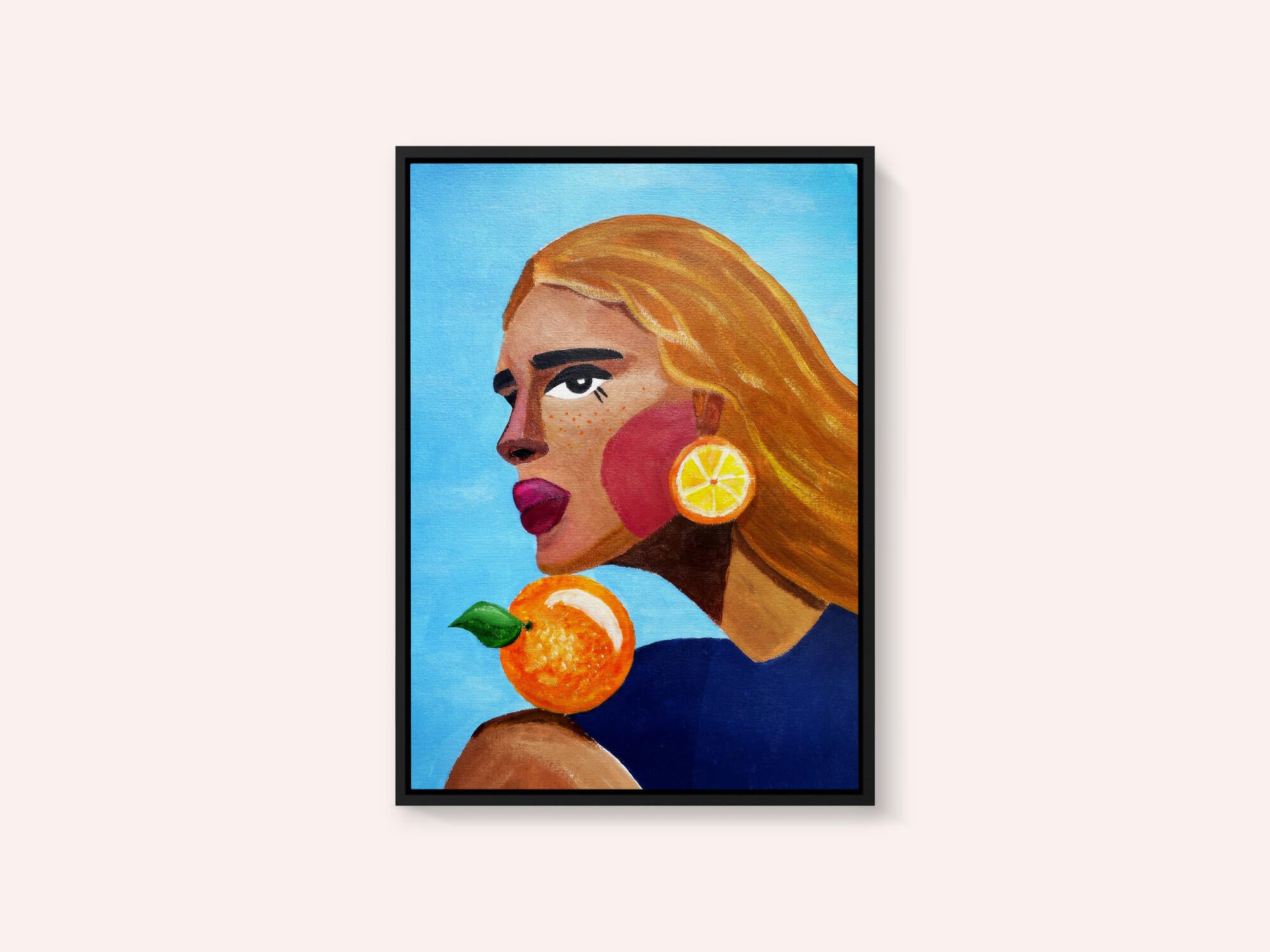 Woman With Orange