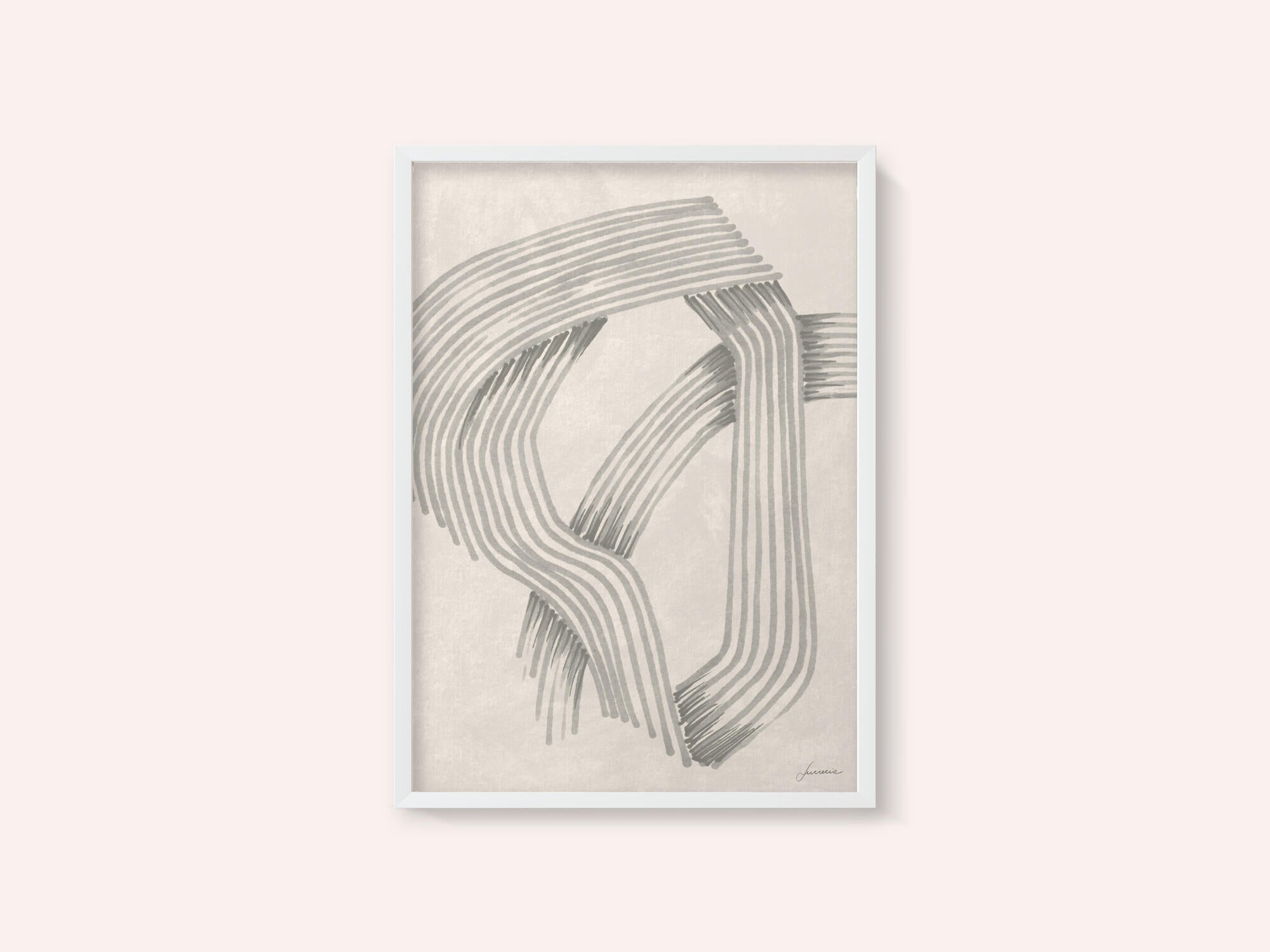 Abstract Grey Intersections 01