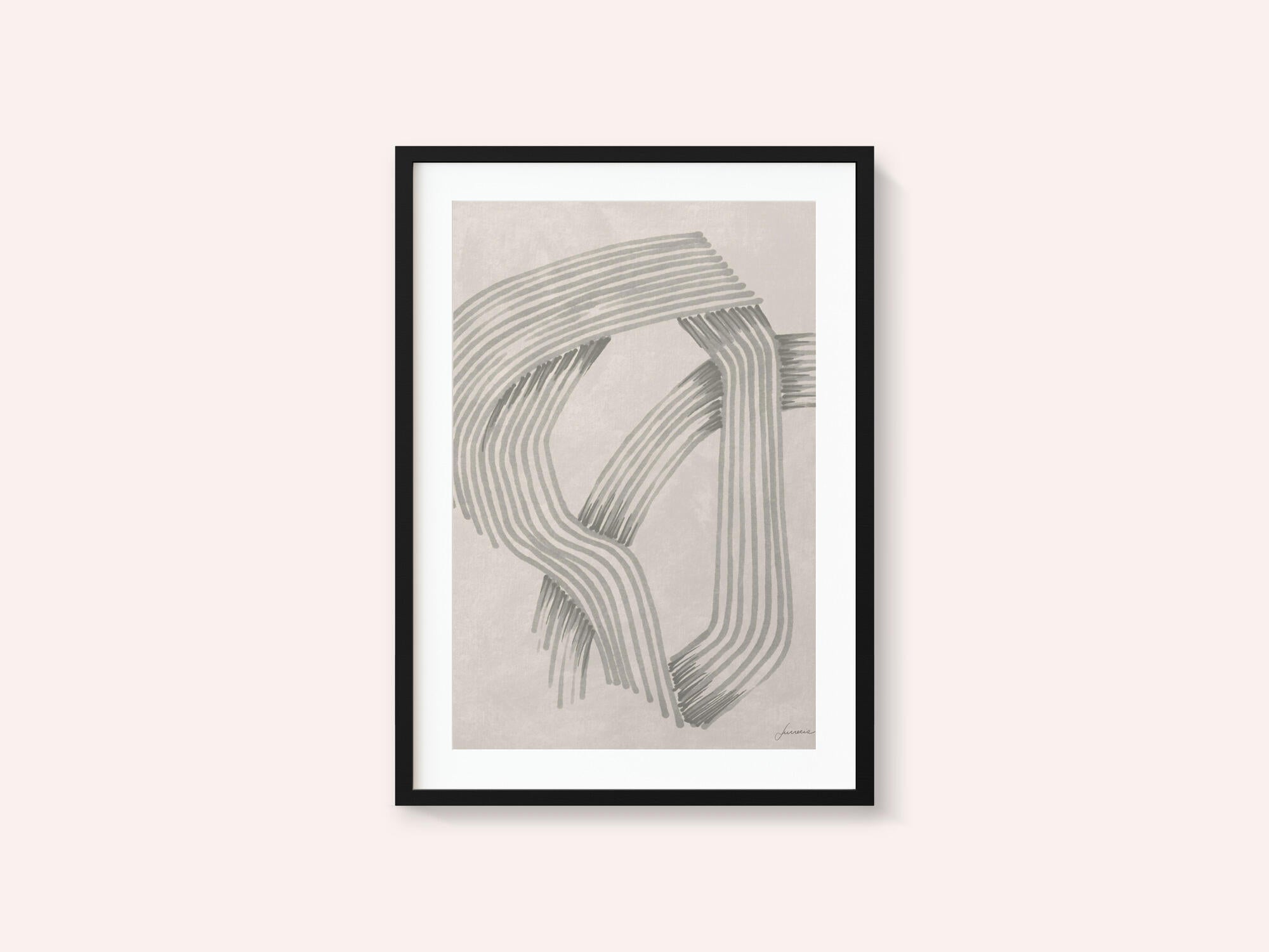Abstract Grey Intersections 01
