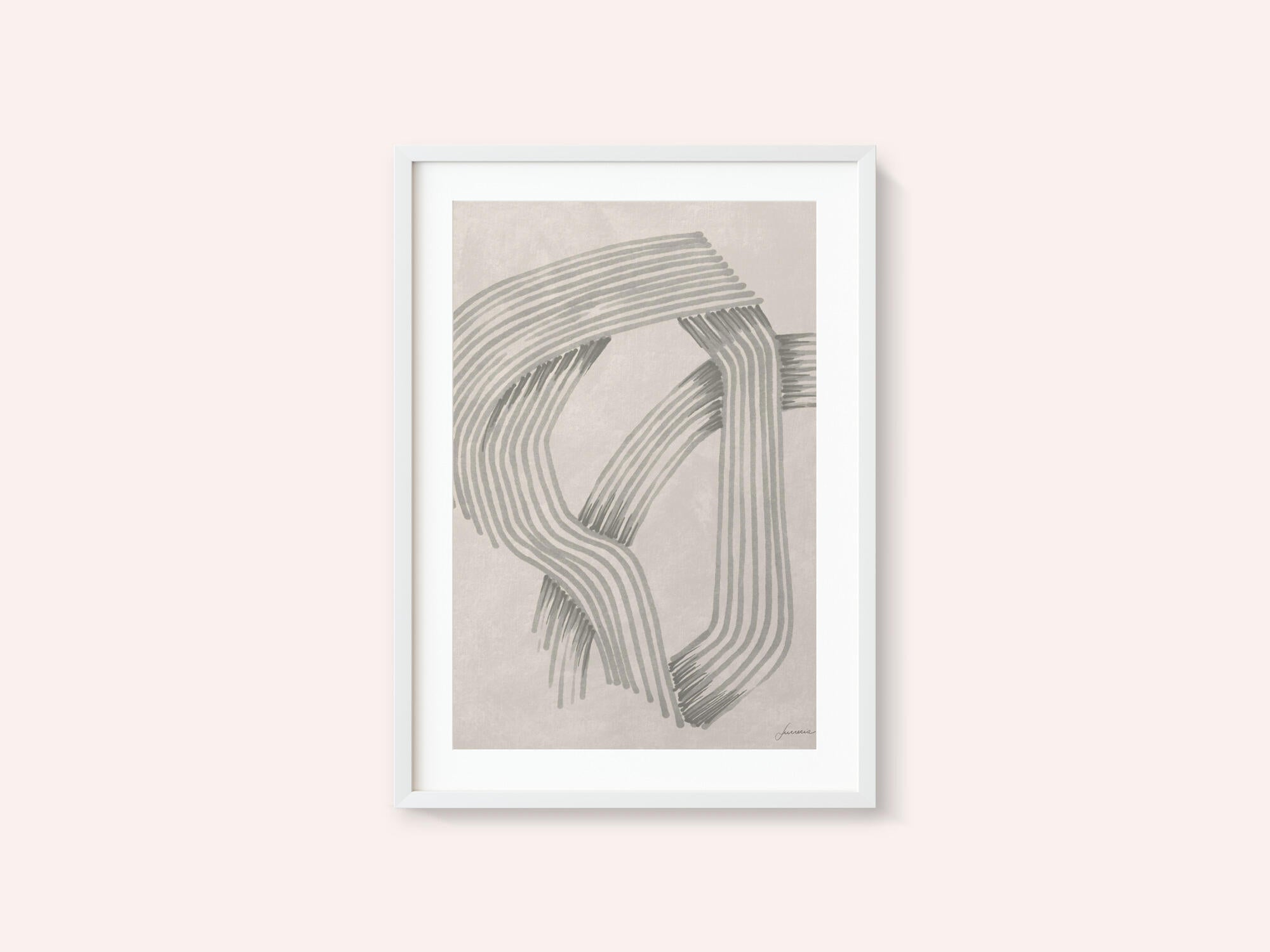 Abstract Grey Intersections 01