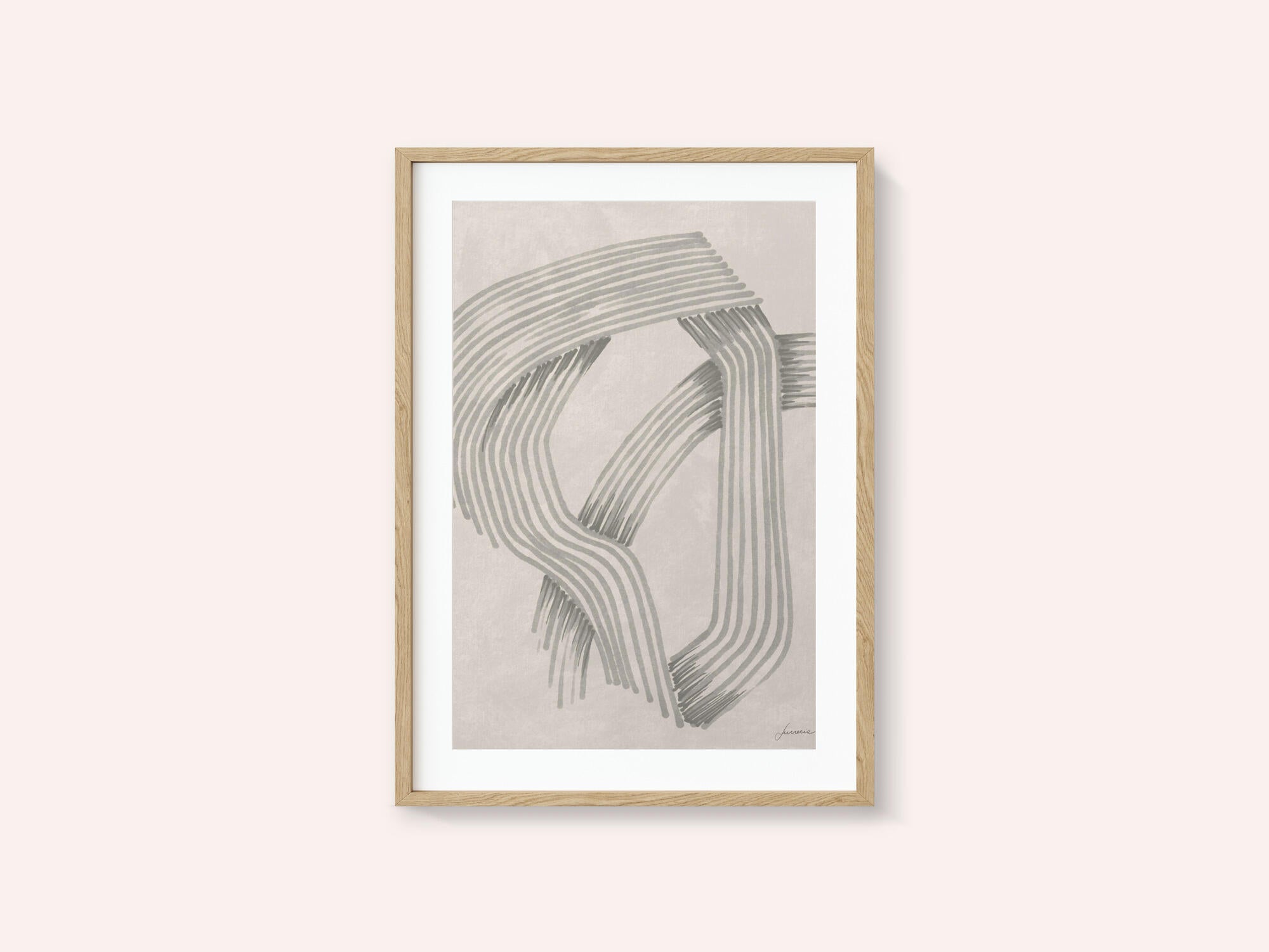 Abstract Grey Intersections 01