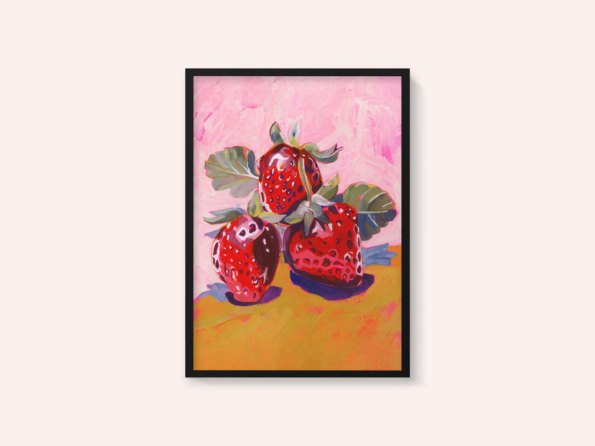 Fresh Paintainly Strawberries