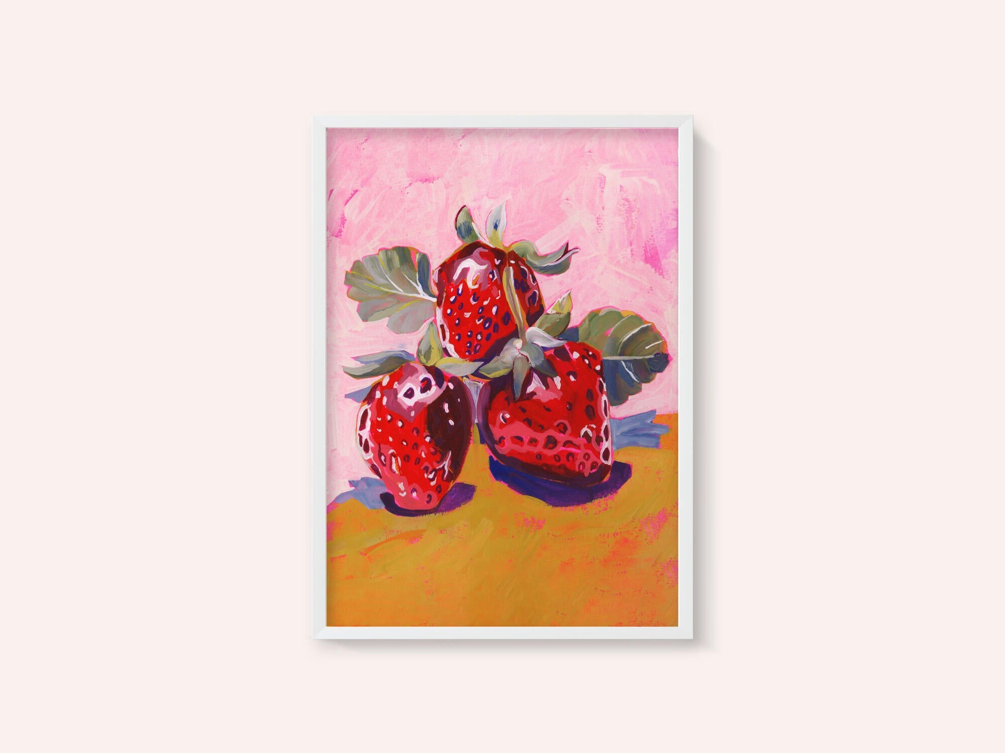 Fresh Paintainly Strawberries