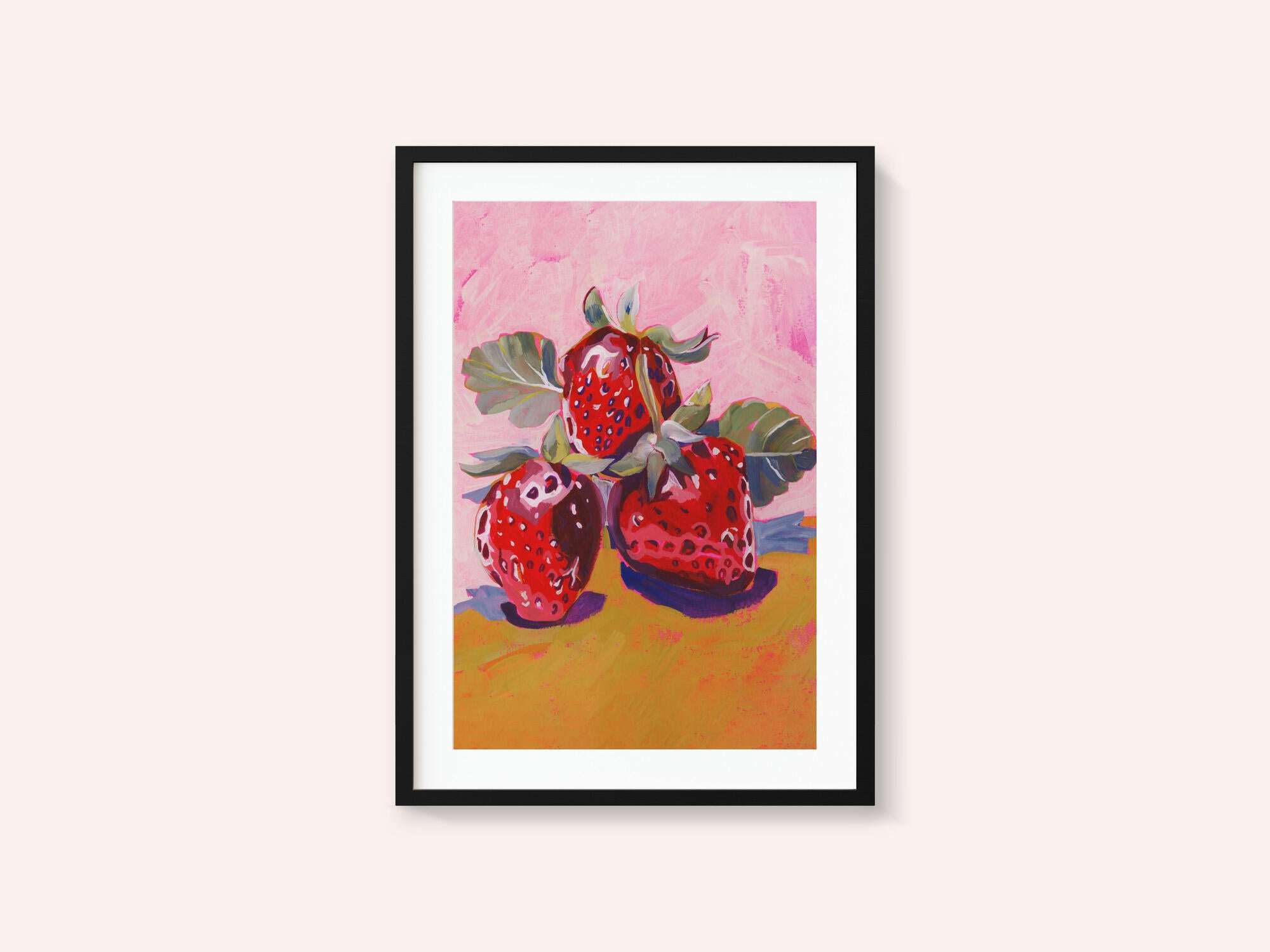 Fresh Paintainly Strawberries