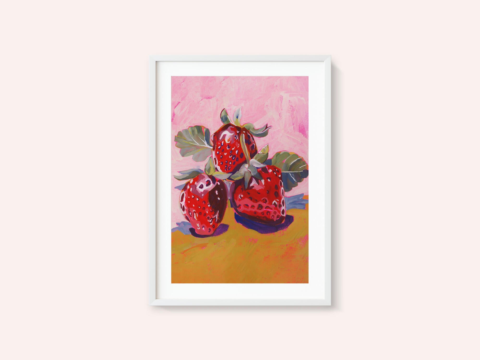 Fresh Paintainly Strawberries