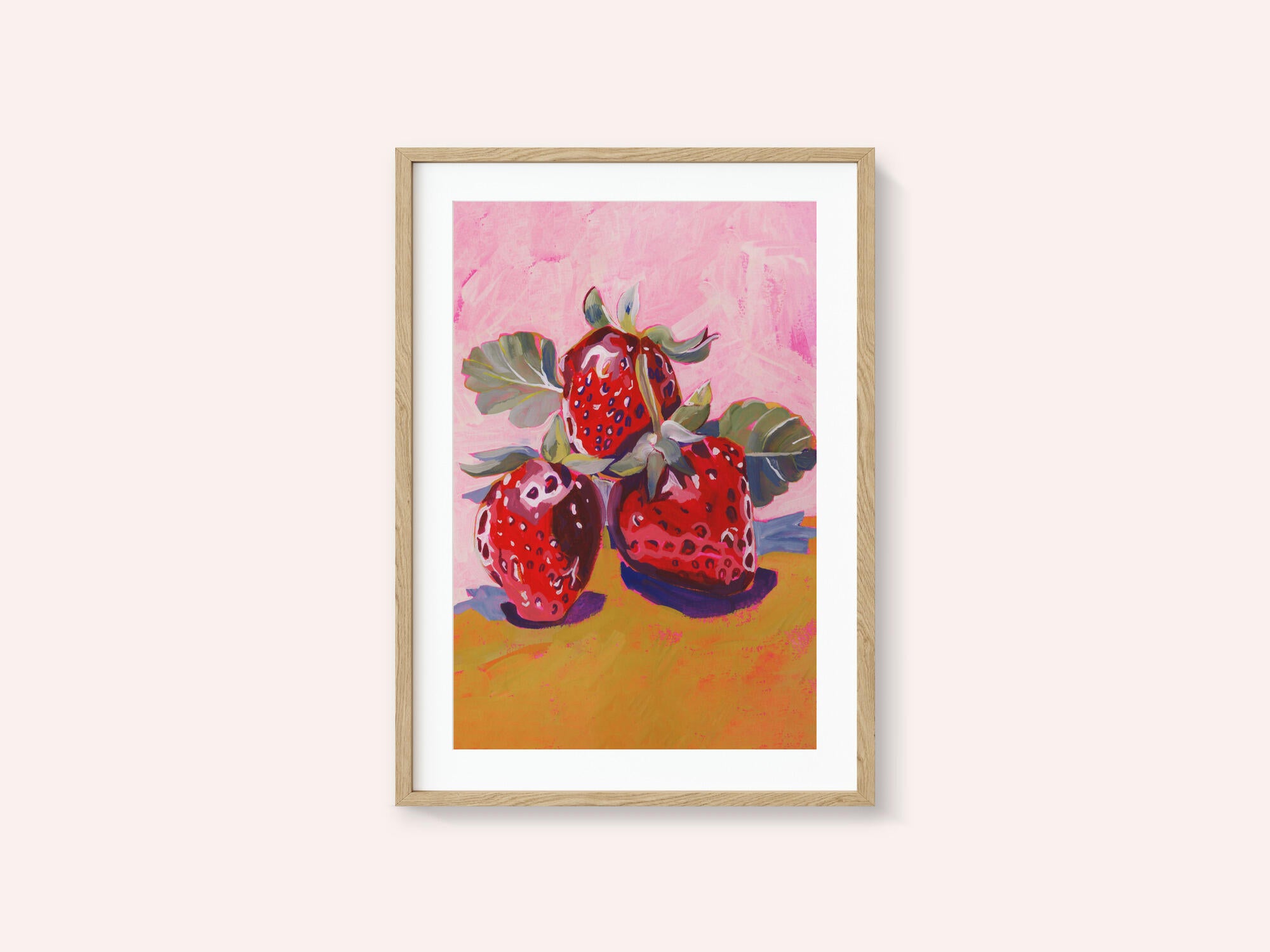 Fresh Paintainly Strawberries