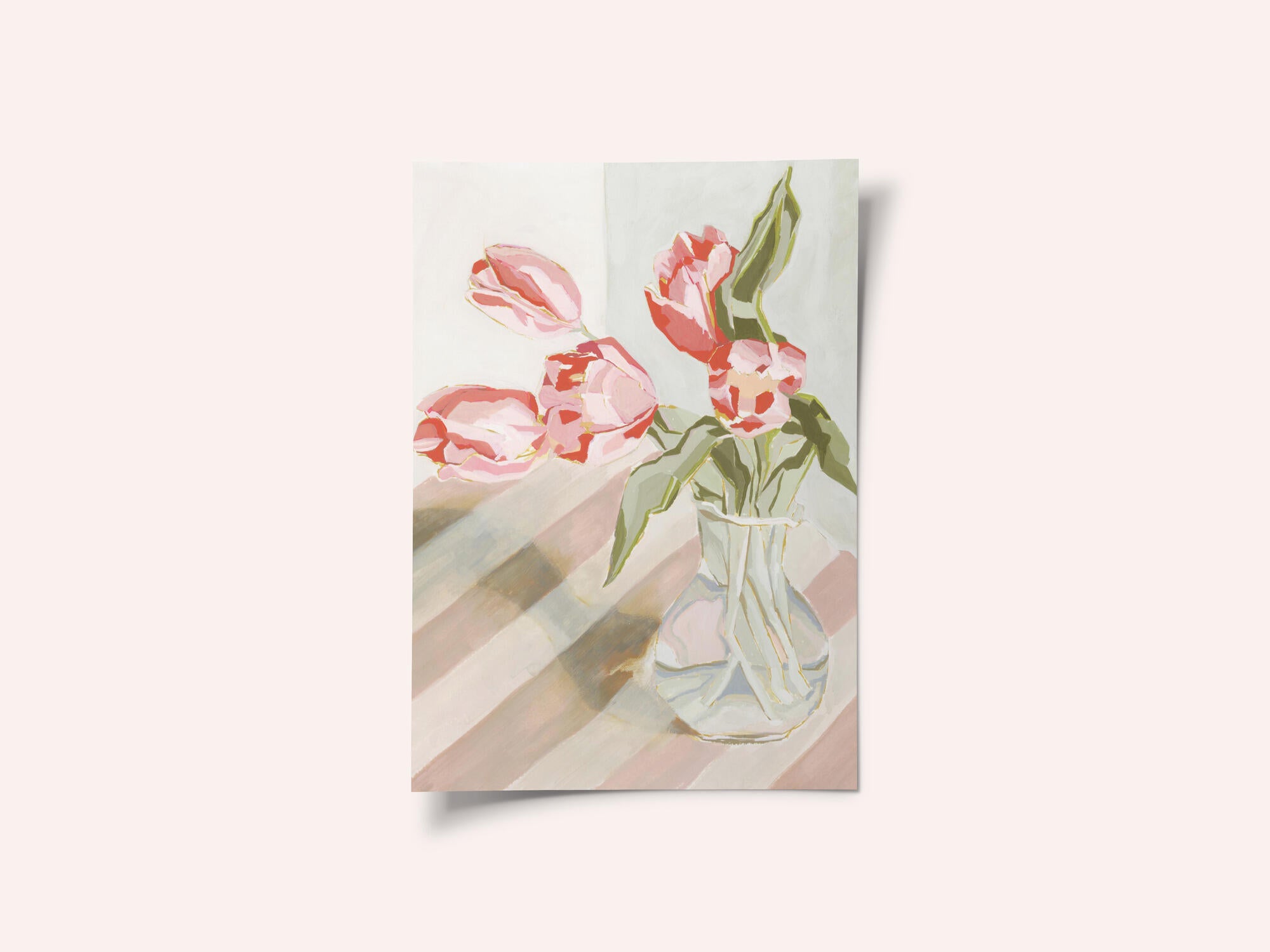 Tulips in a vase