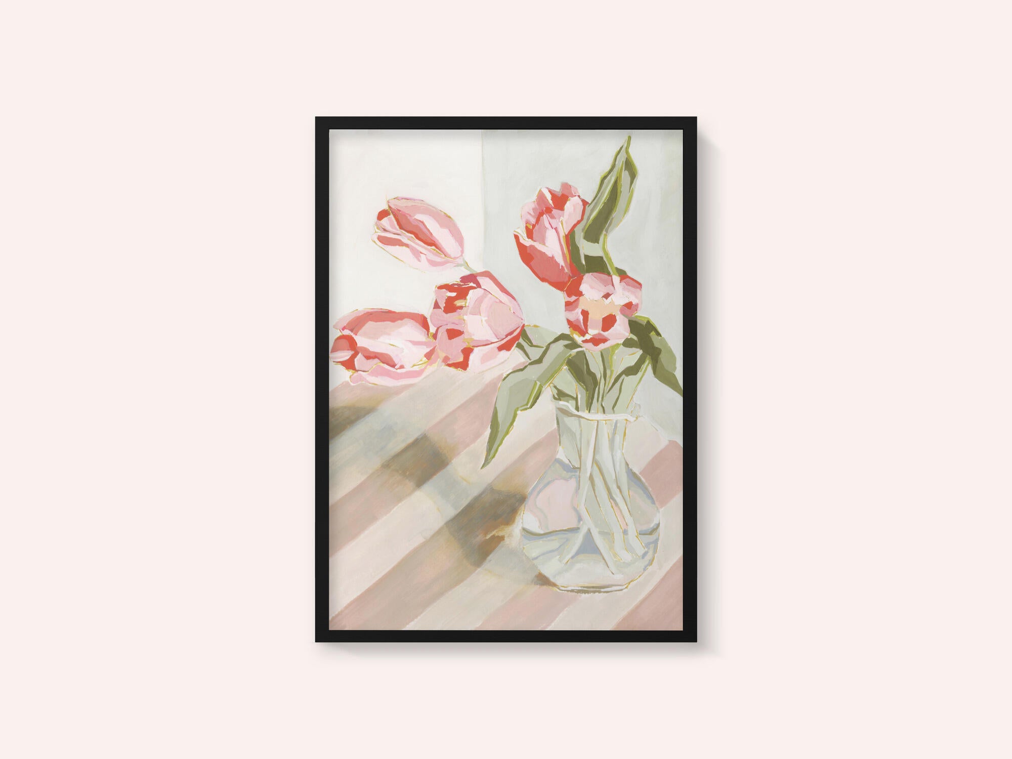 Tulips in a vase