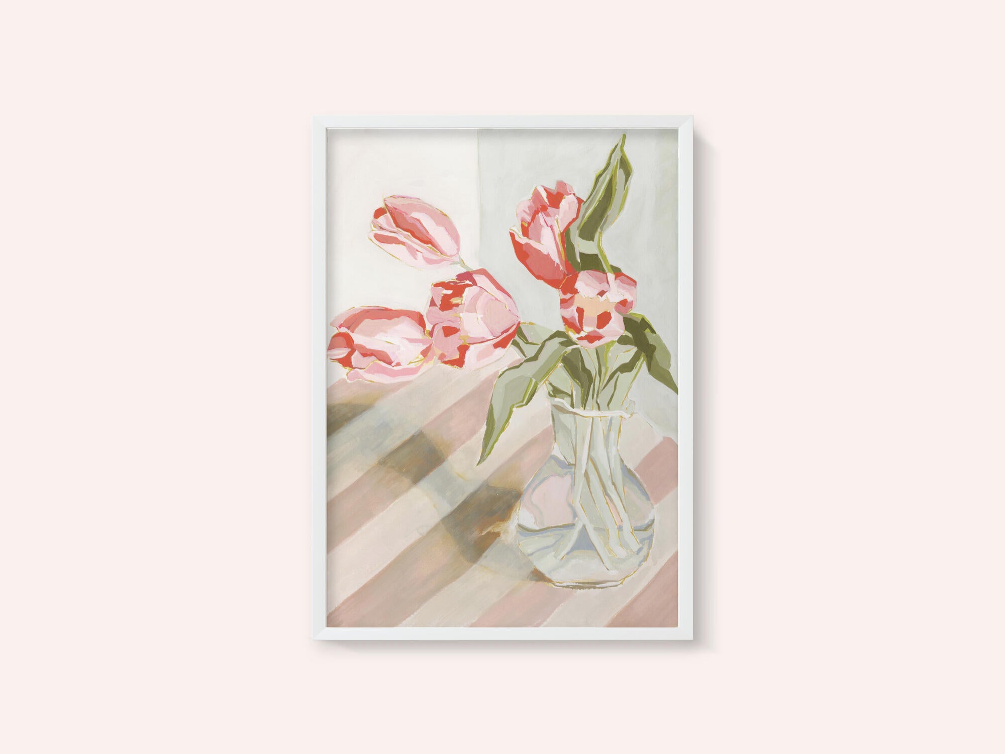Tulips in a vase