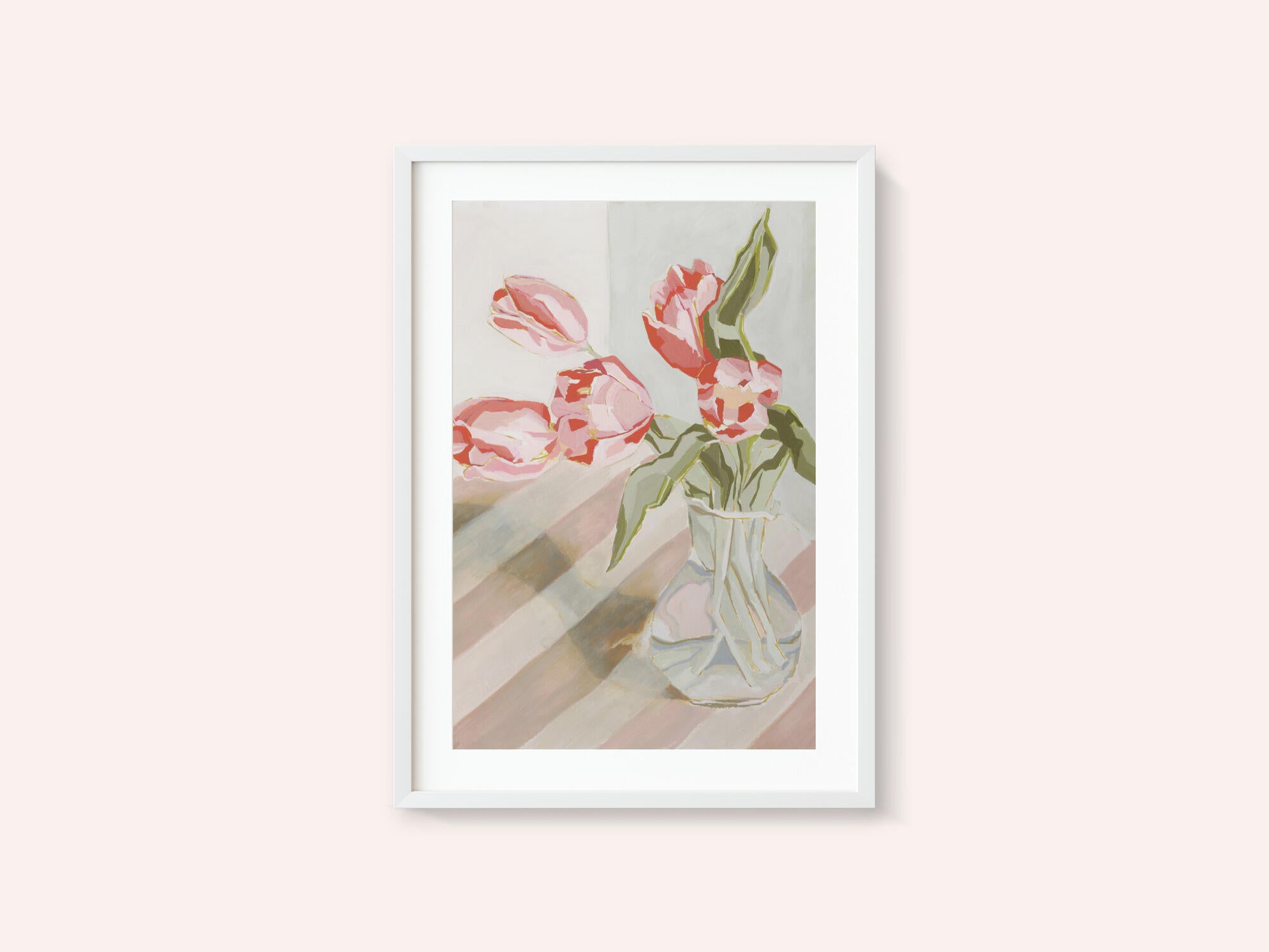 Tulips in a vase