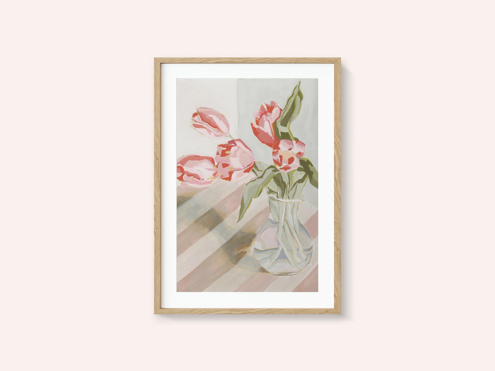 Tulips in a vase