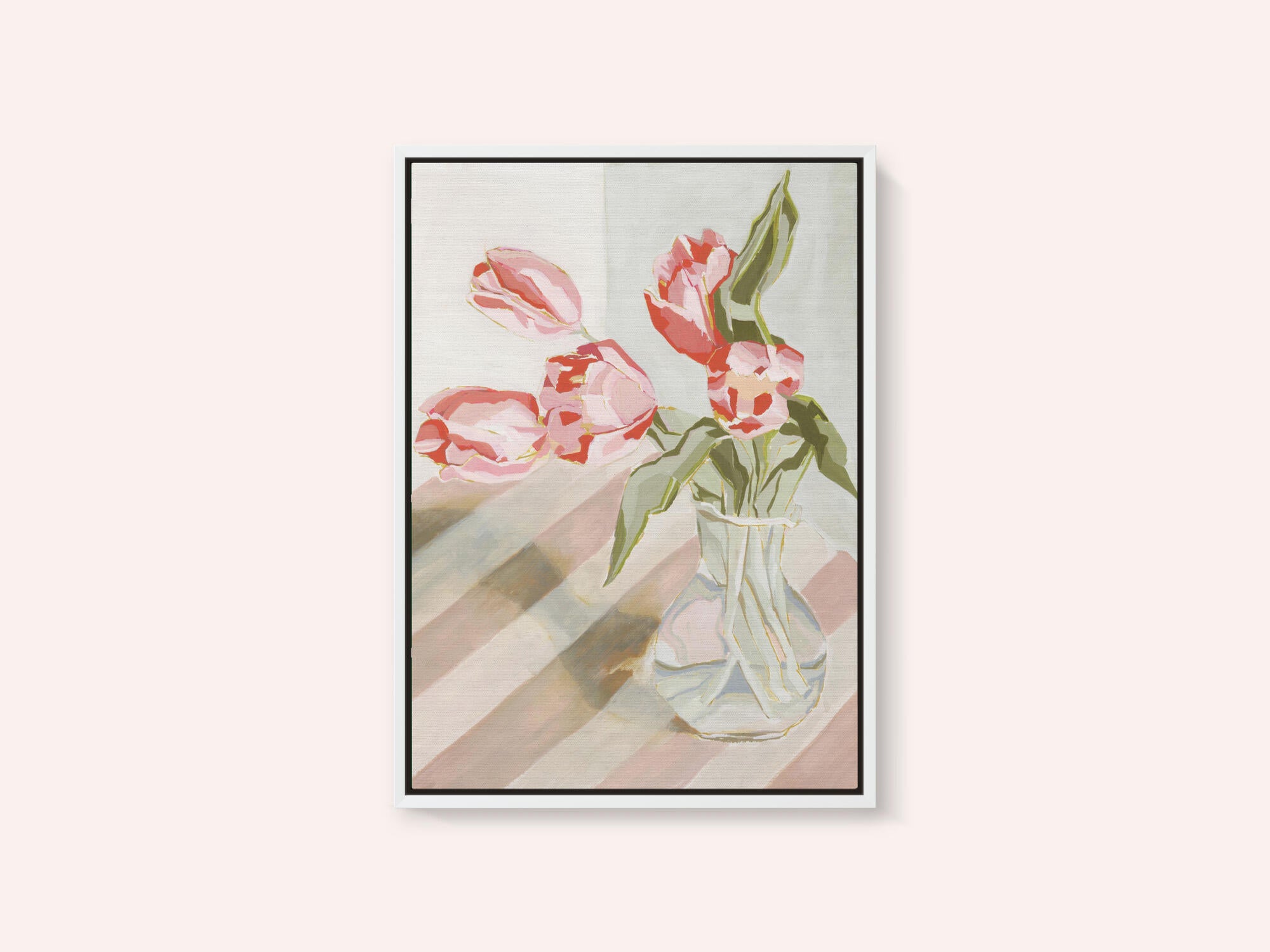 Tulips in a vase