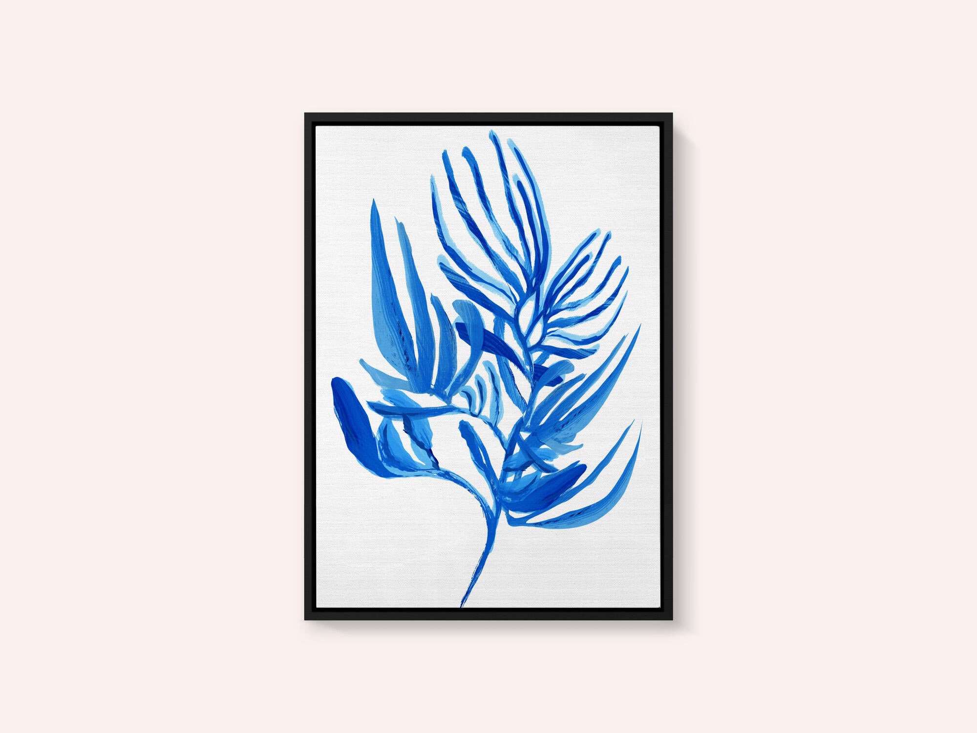 Blue Aquatic Plant Poster 6