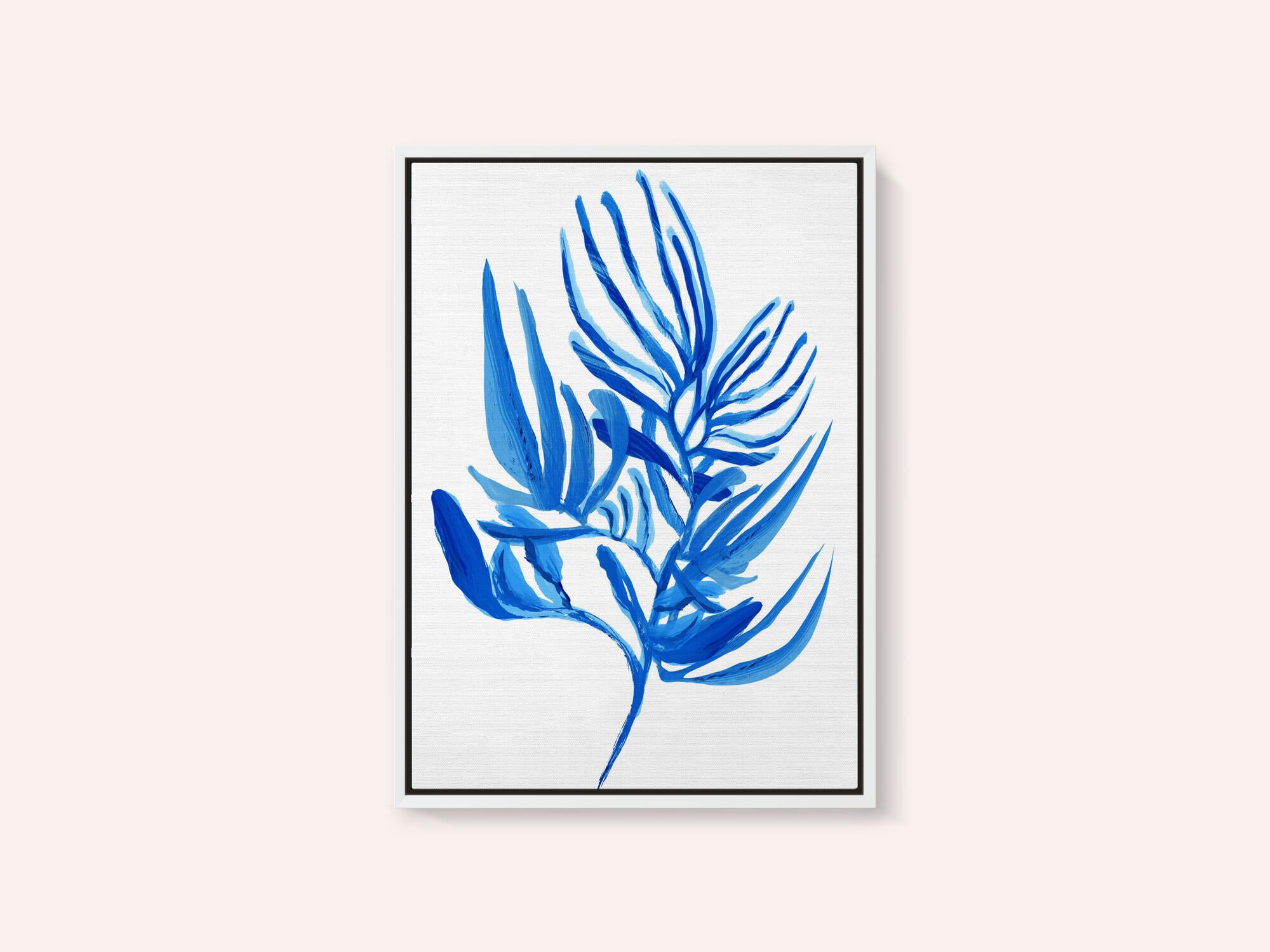 Blue Aquatic Plant Poster 6