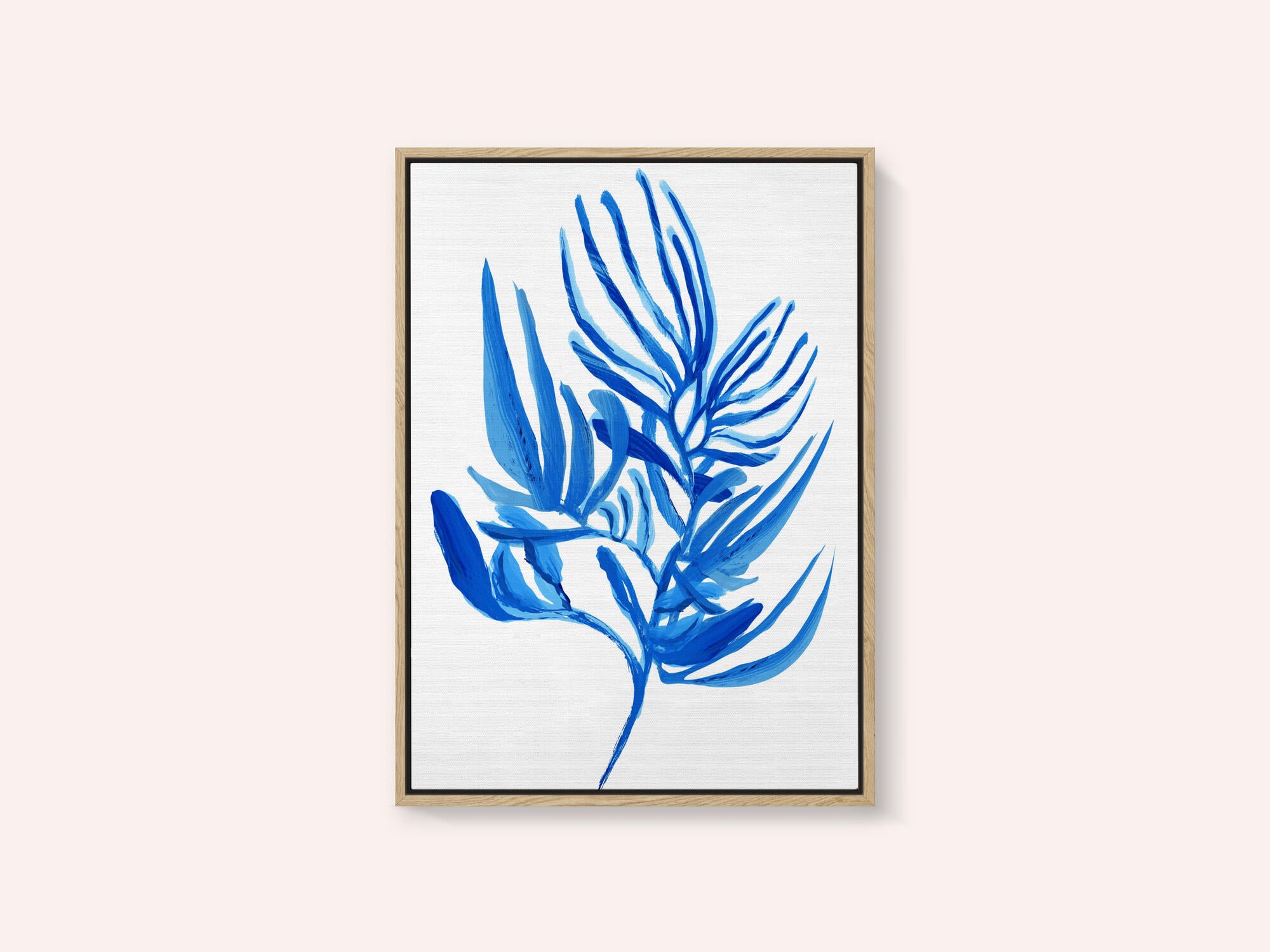 Blue Aquatic Plant Poster 6
