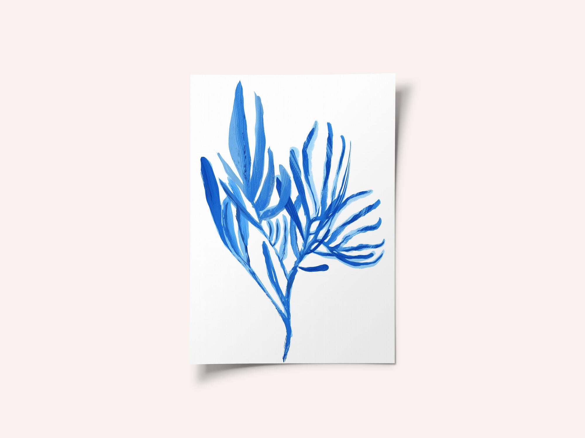 Blue Aquatice Plant Poster 5