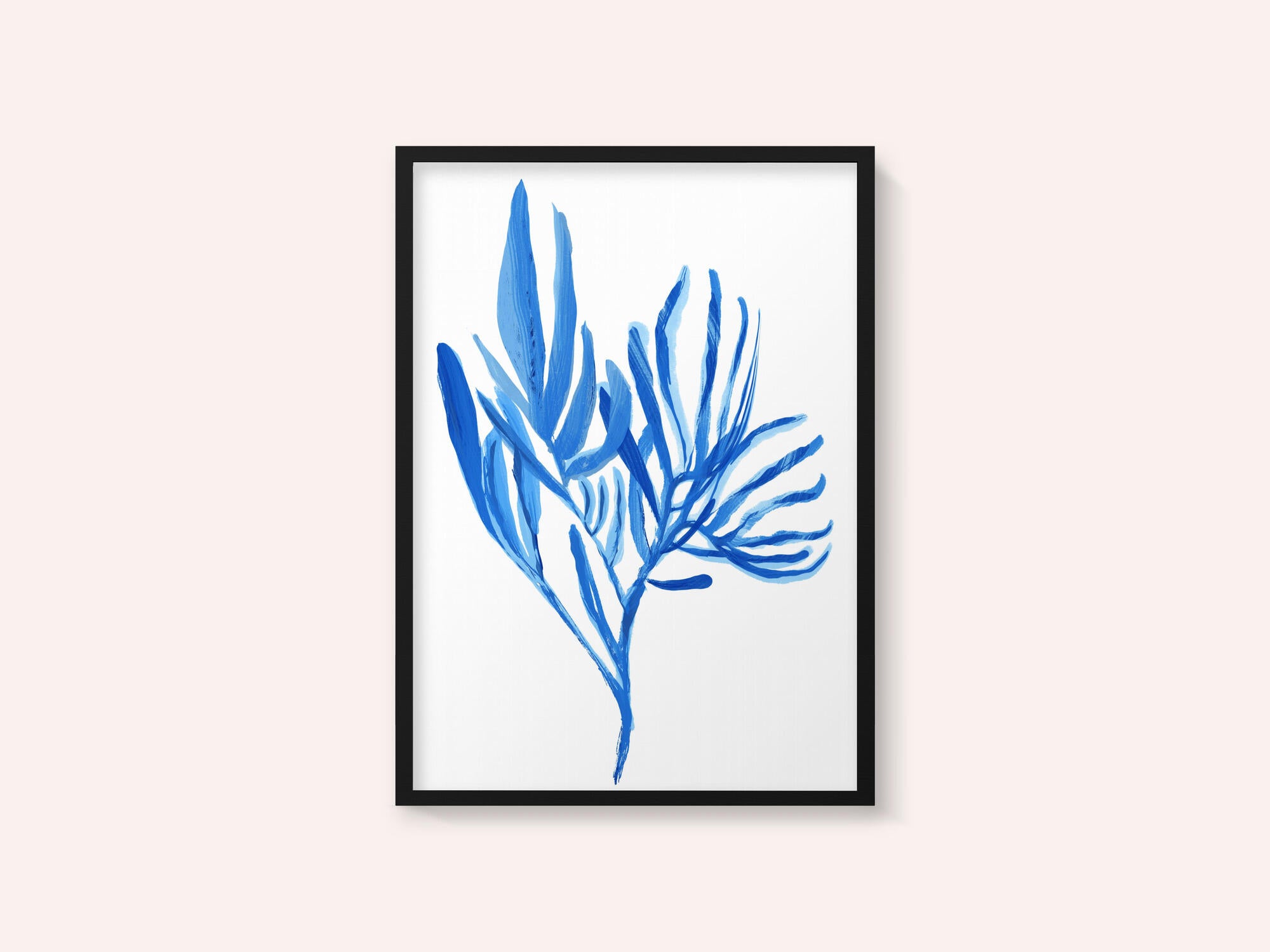 Blue Aquatice Plant Poster 5