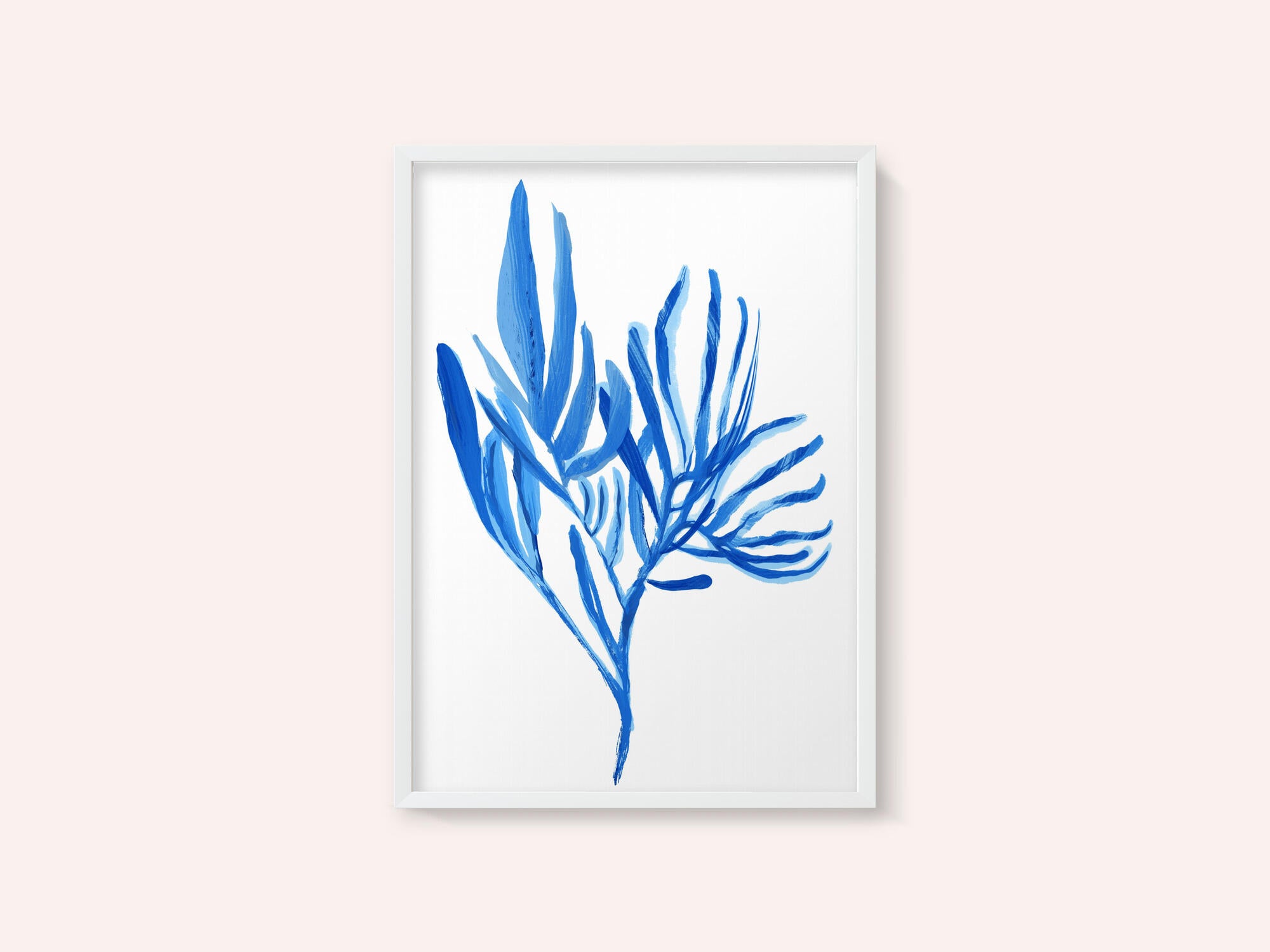 Blue Aquatice Plant Poster 5