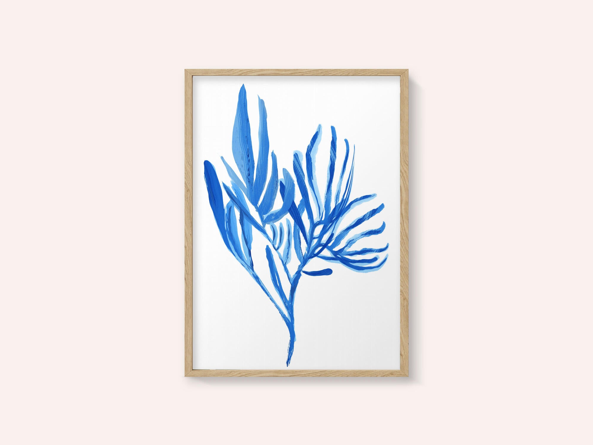 Blue Aquatice Plant Poster 5