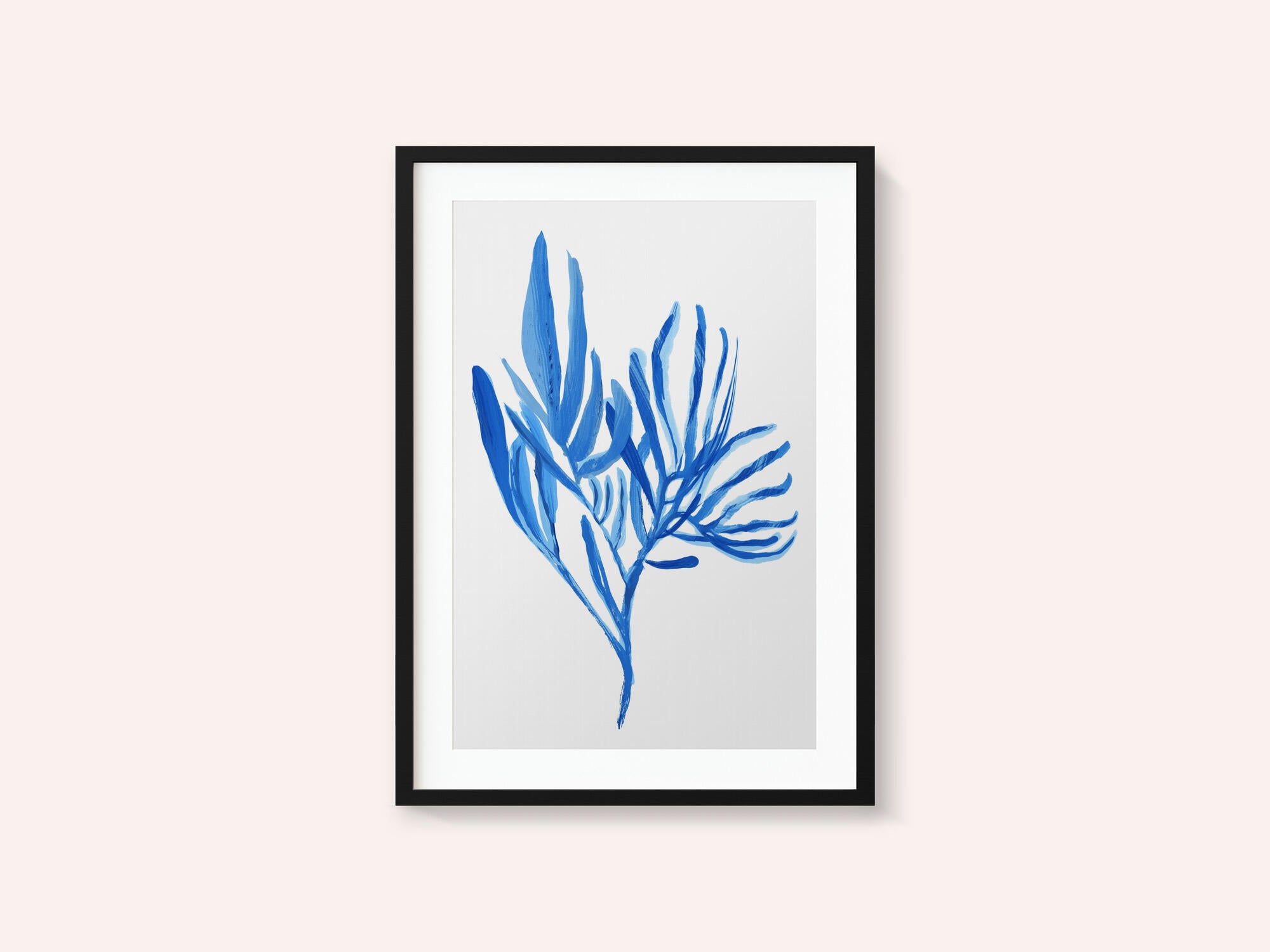 Blue Aquatice Plant Poster 5