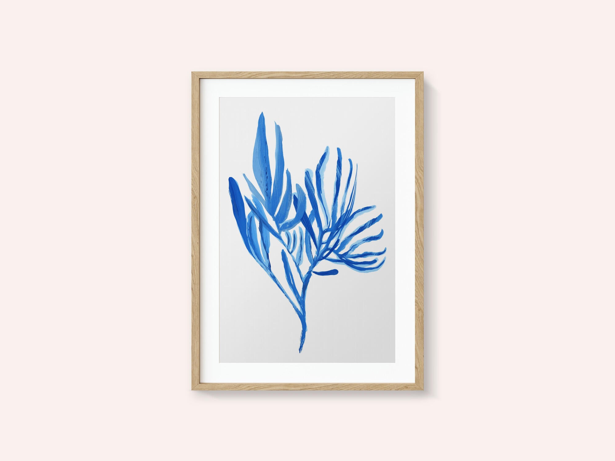 Blue Aquatice Plant Poster 5