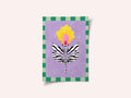 Flower with Zebra Patterned Leaves