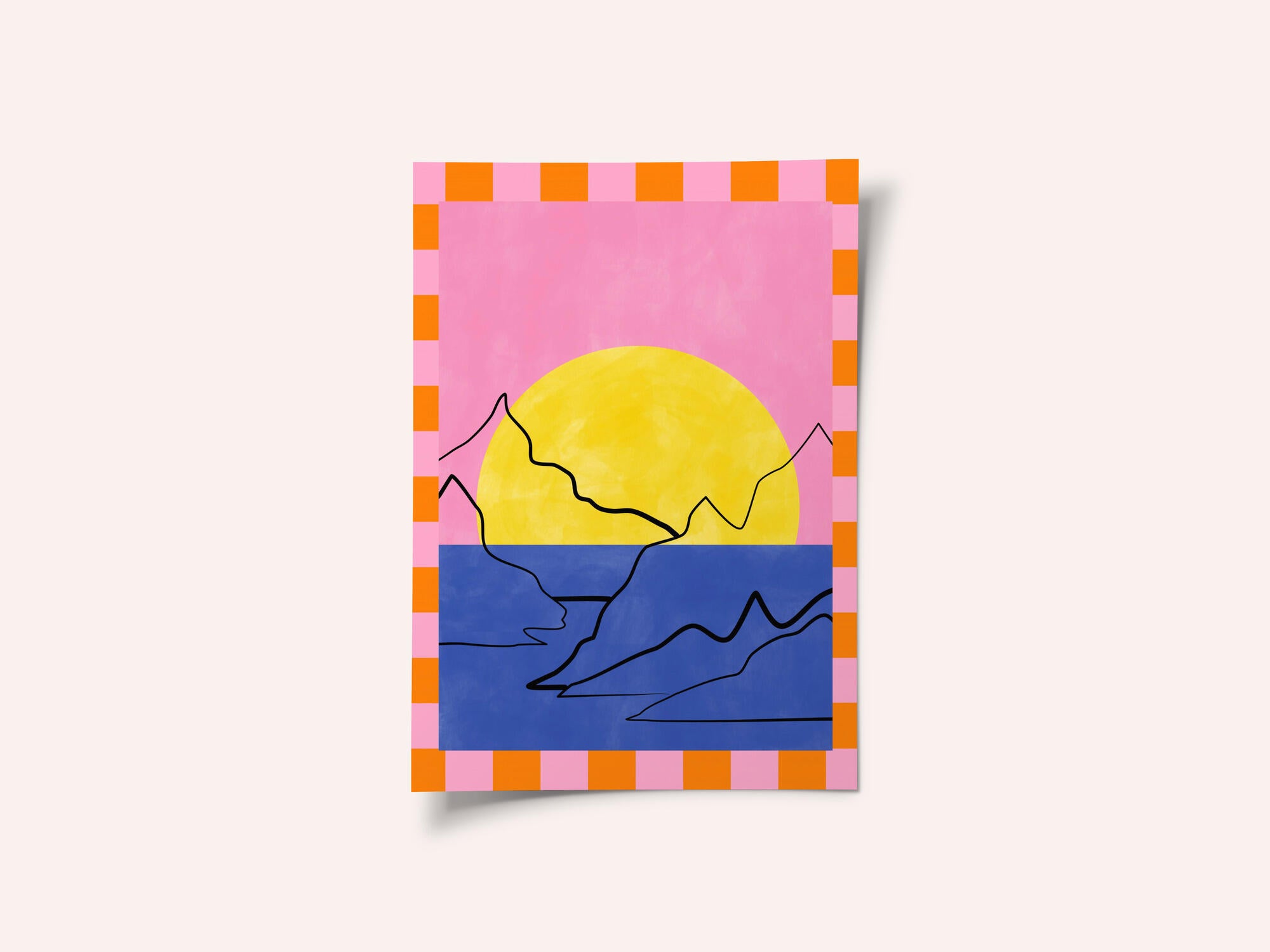 Retro Horizon Glow