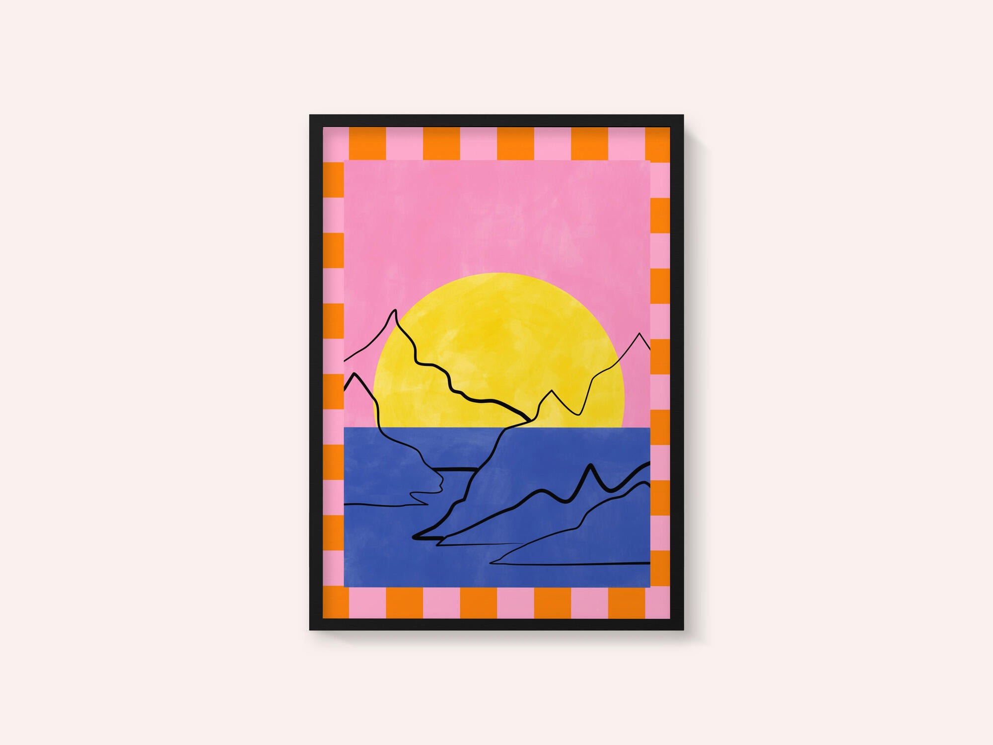 Retro Horizon Glow