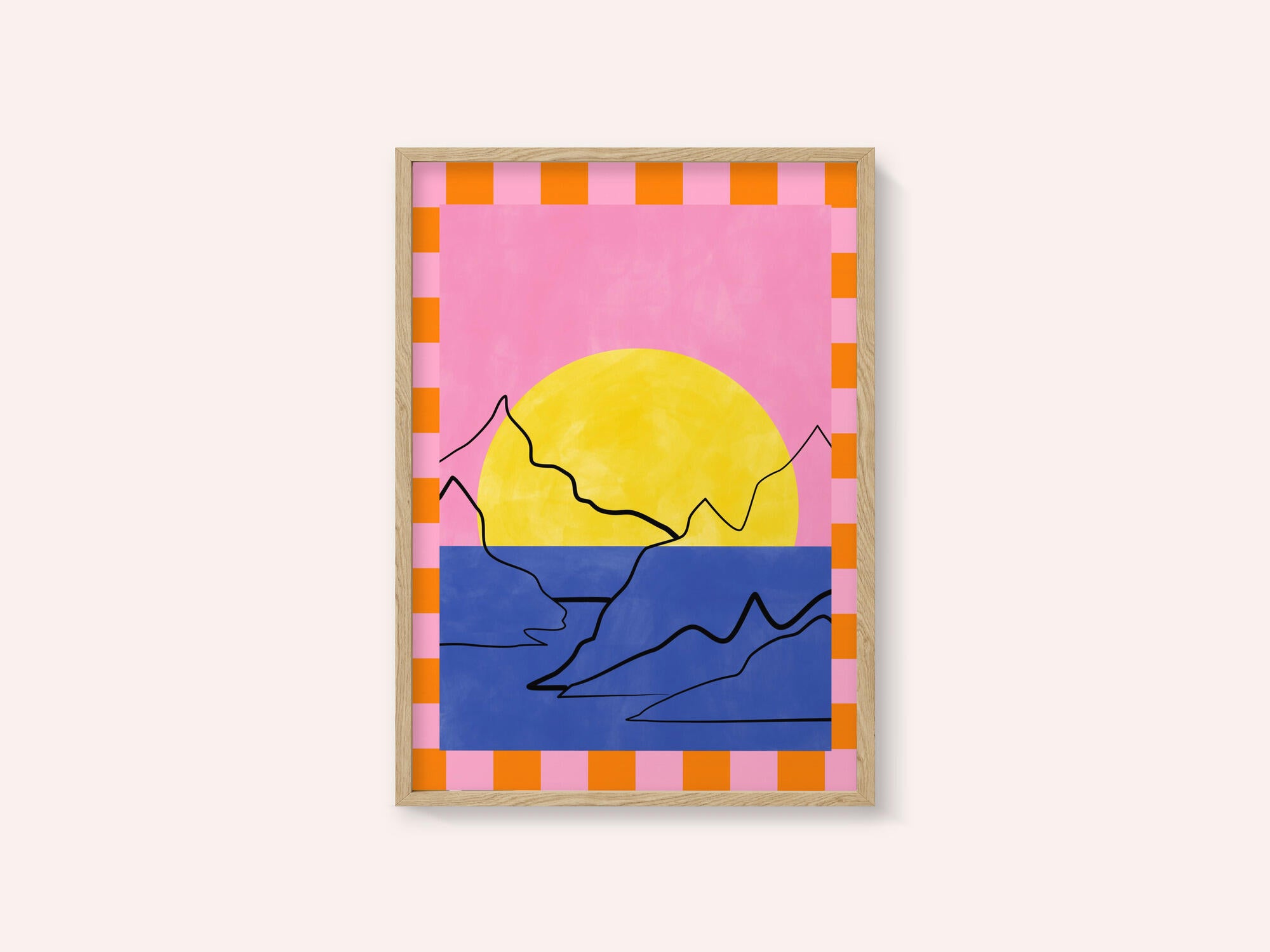 Retro Horizon Glow
