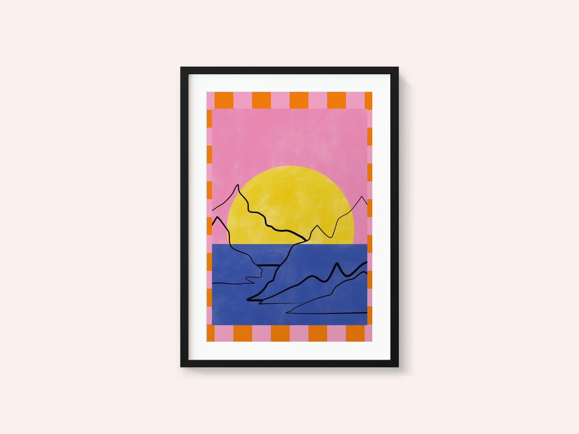 Retro Horizon Glow