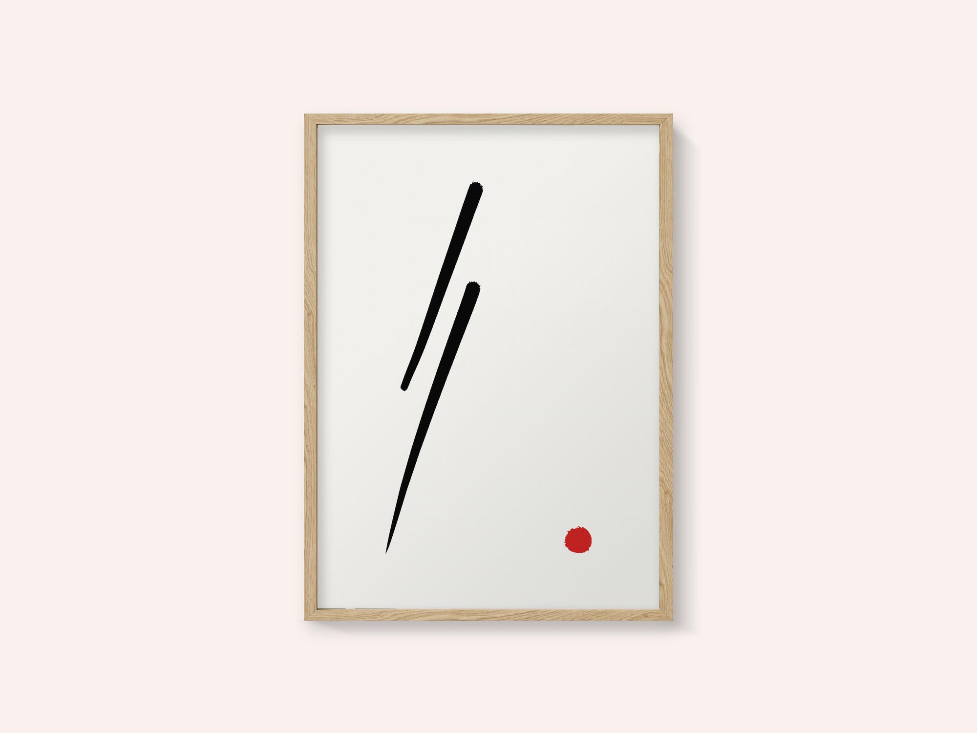 Black Line Red Dot