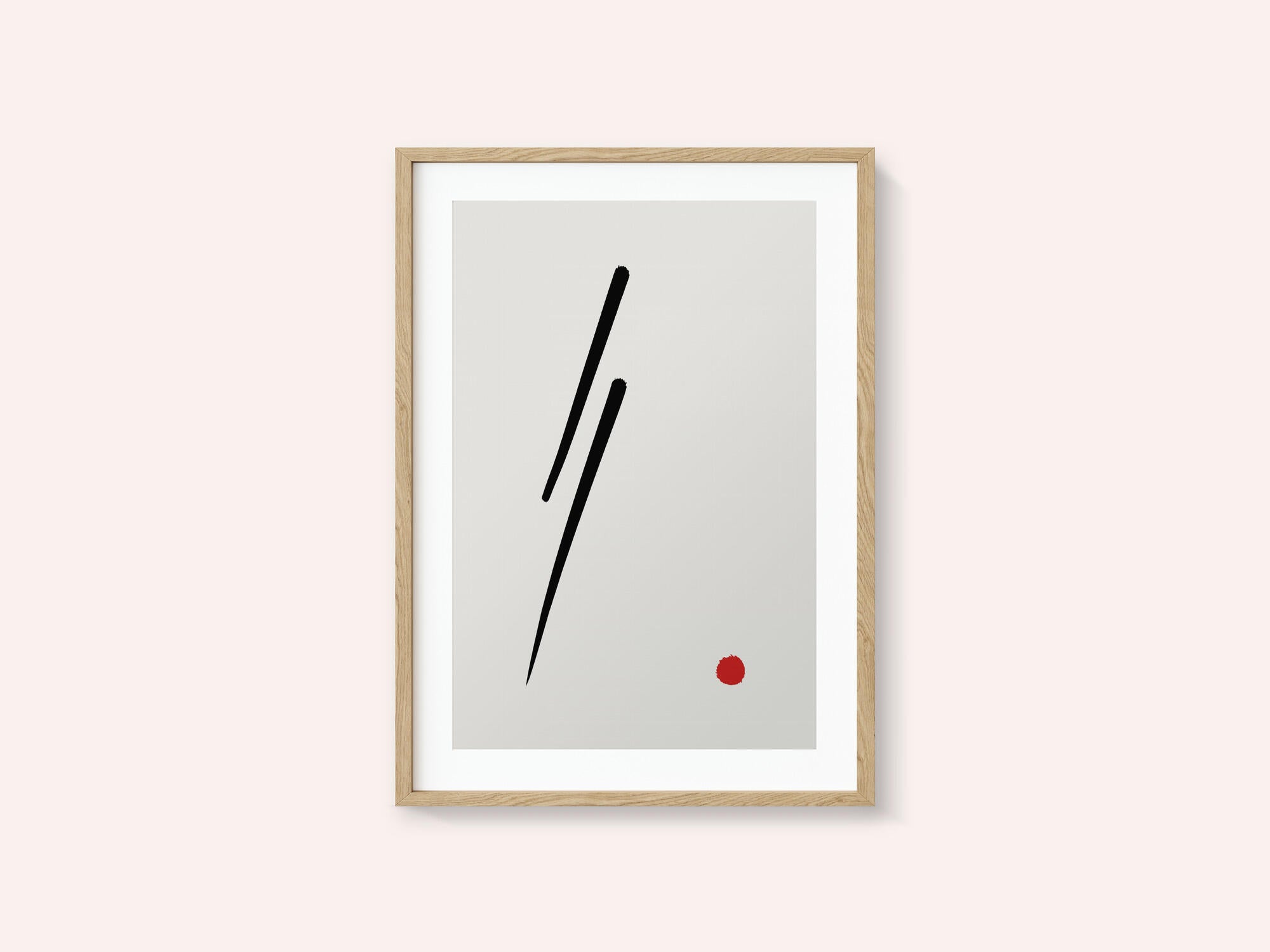 Black Line Red Dot