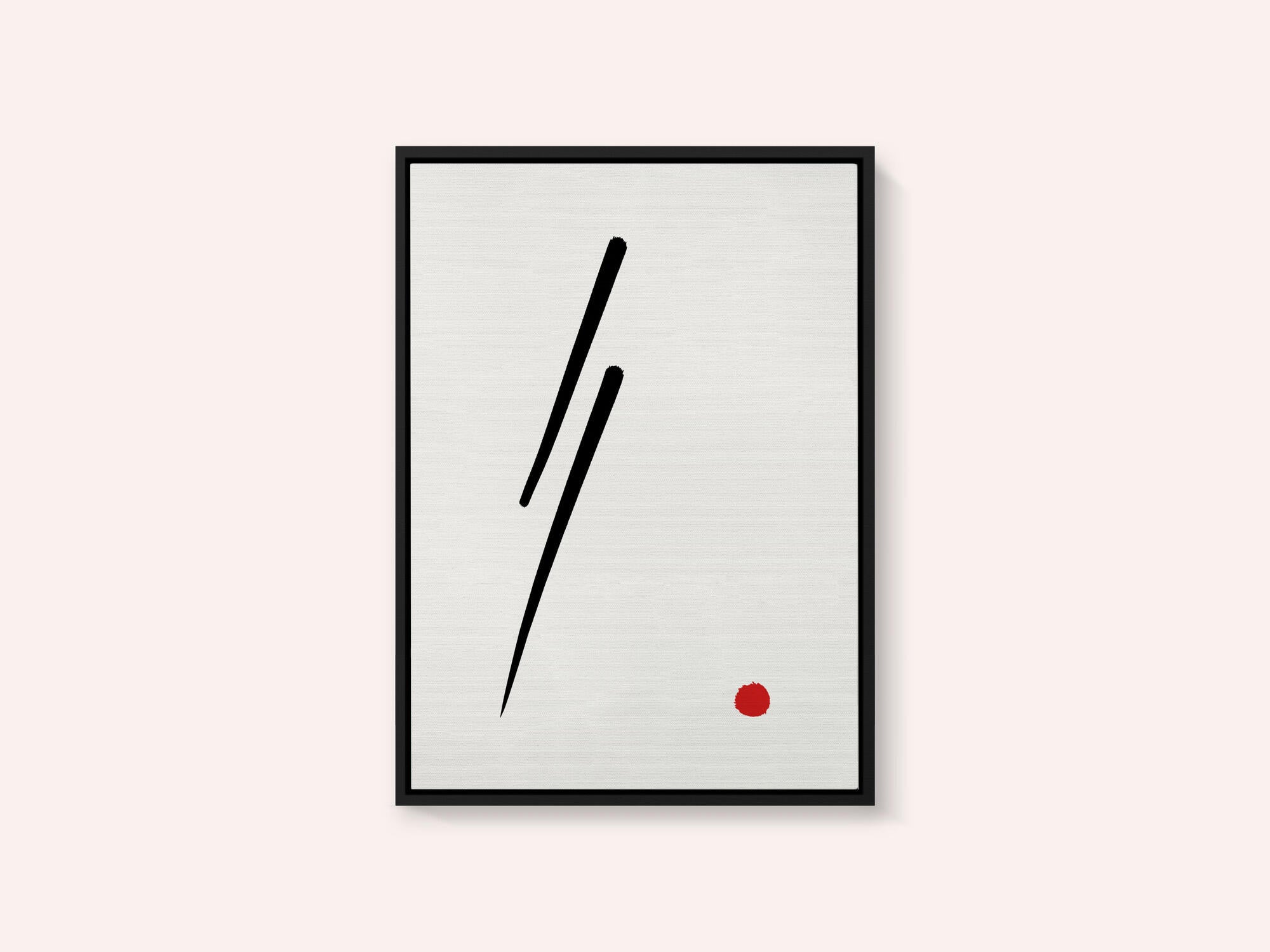 Black Line Red Dot