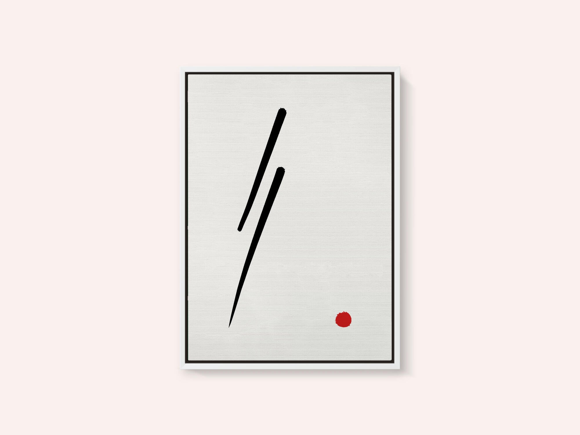 Black Line Red Dot