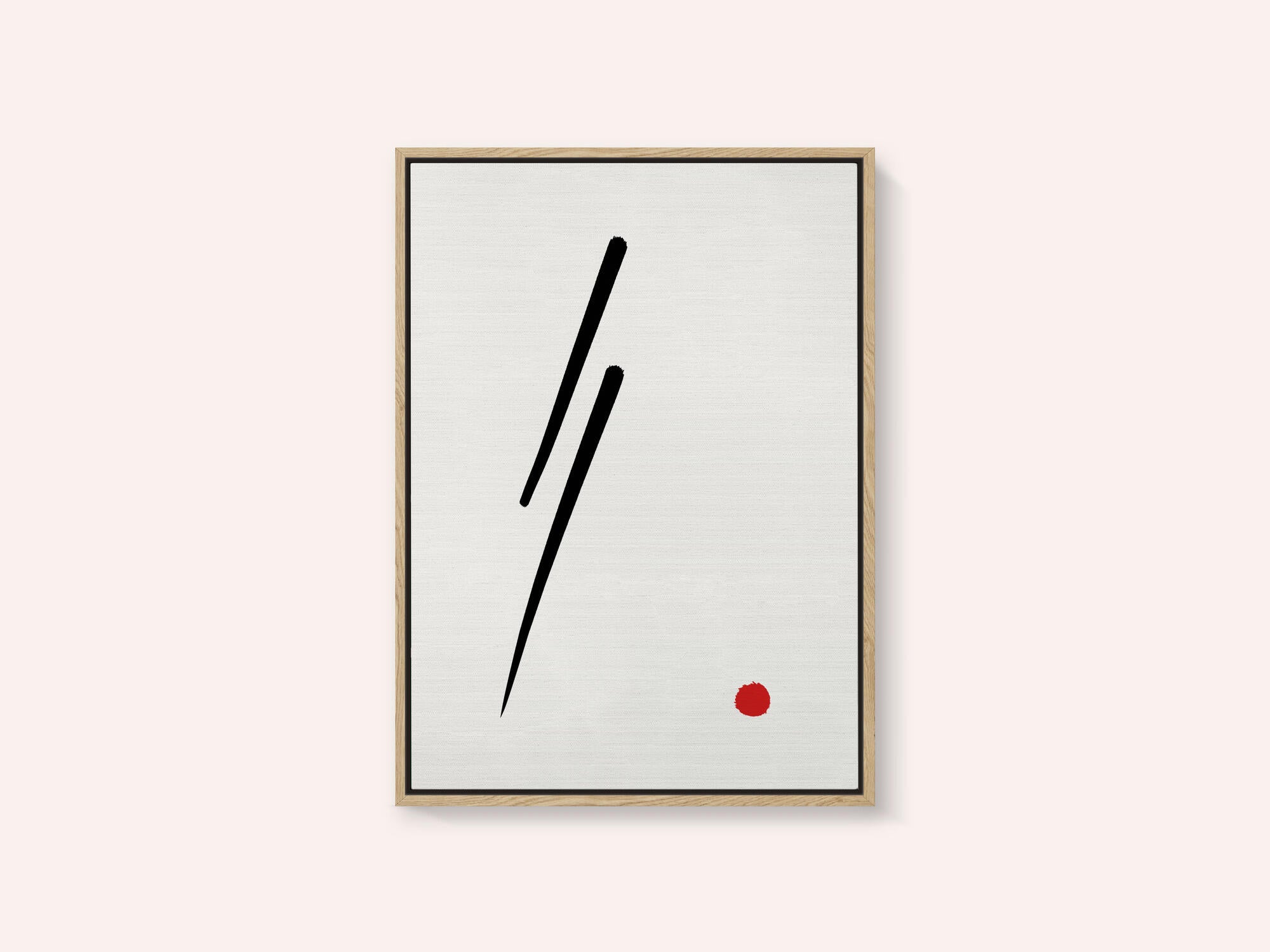 Black Line Red Dot