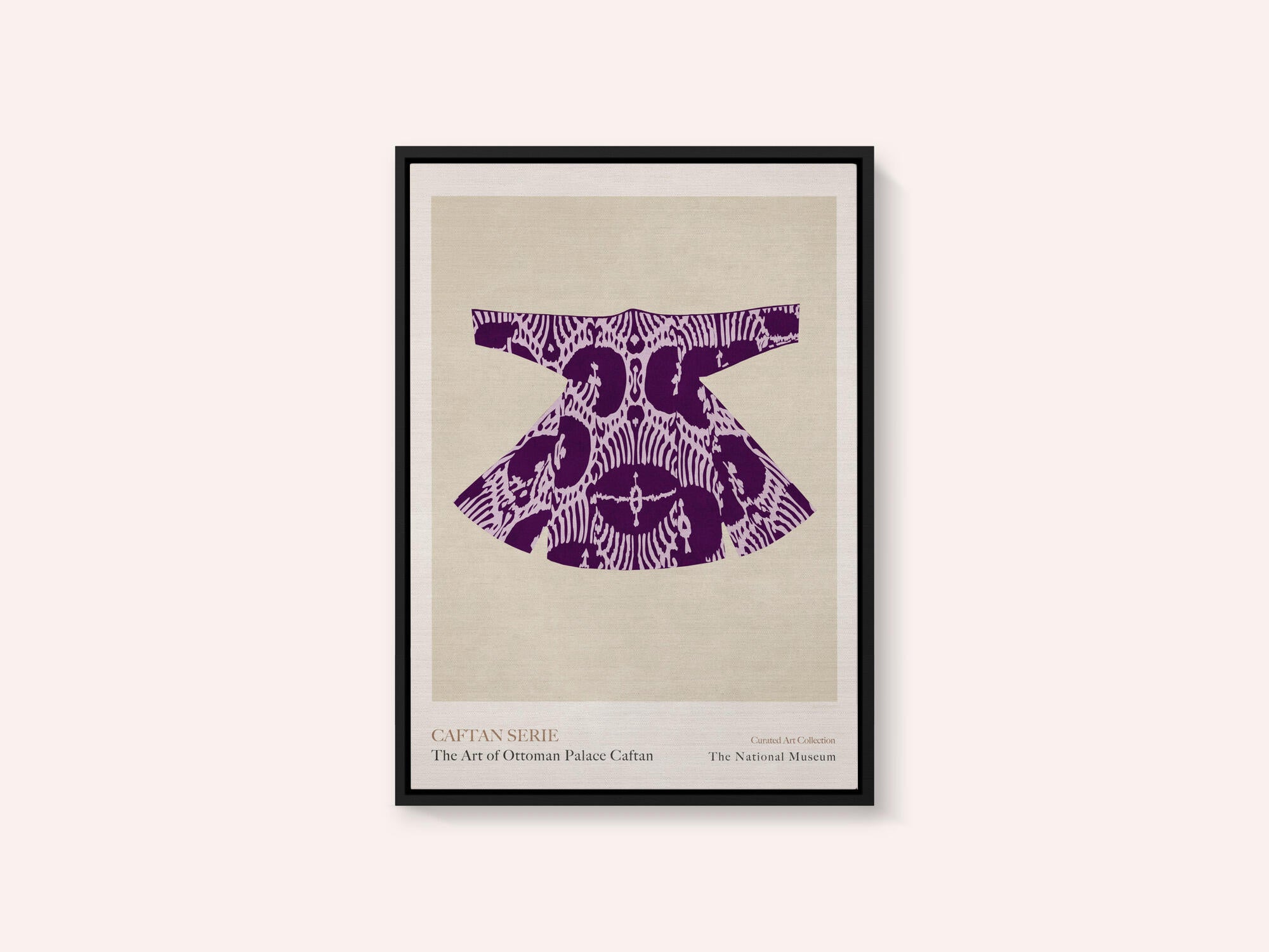 Purple Caftan Elegance