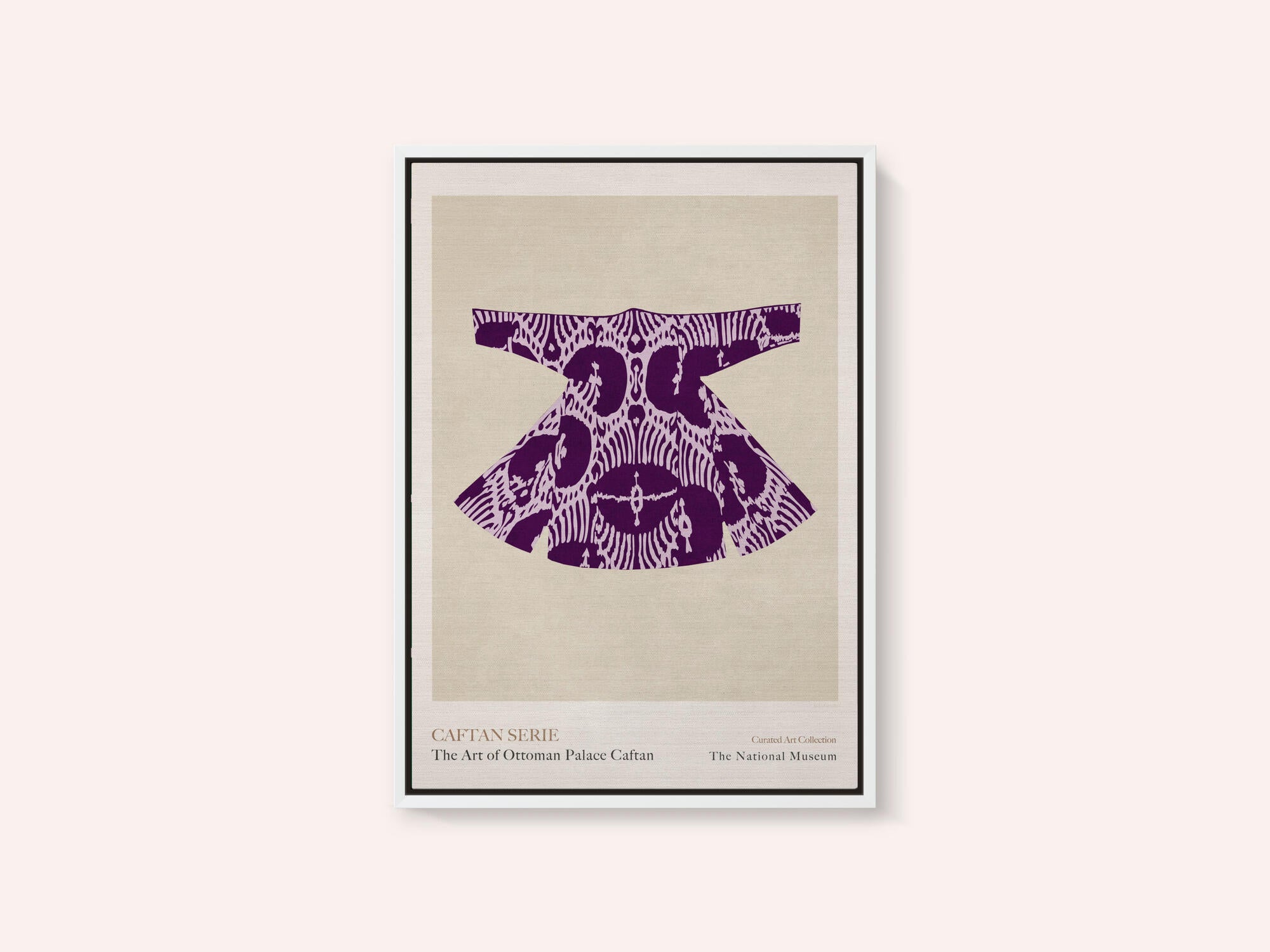 Purple Caftan Elegance