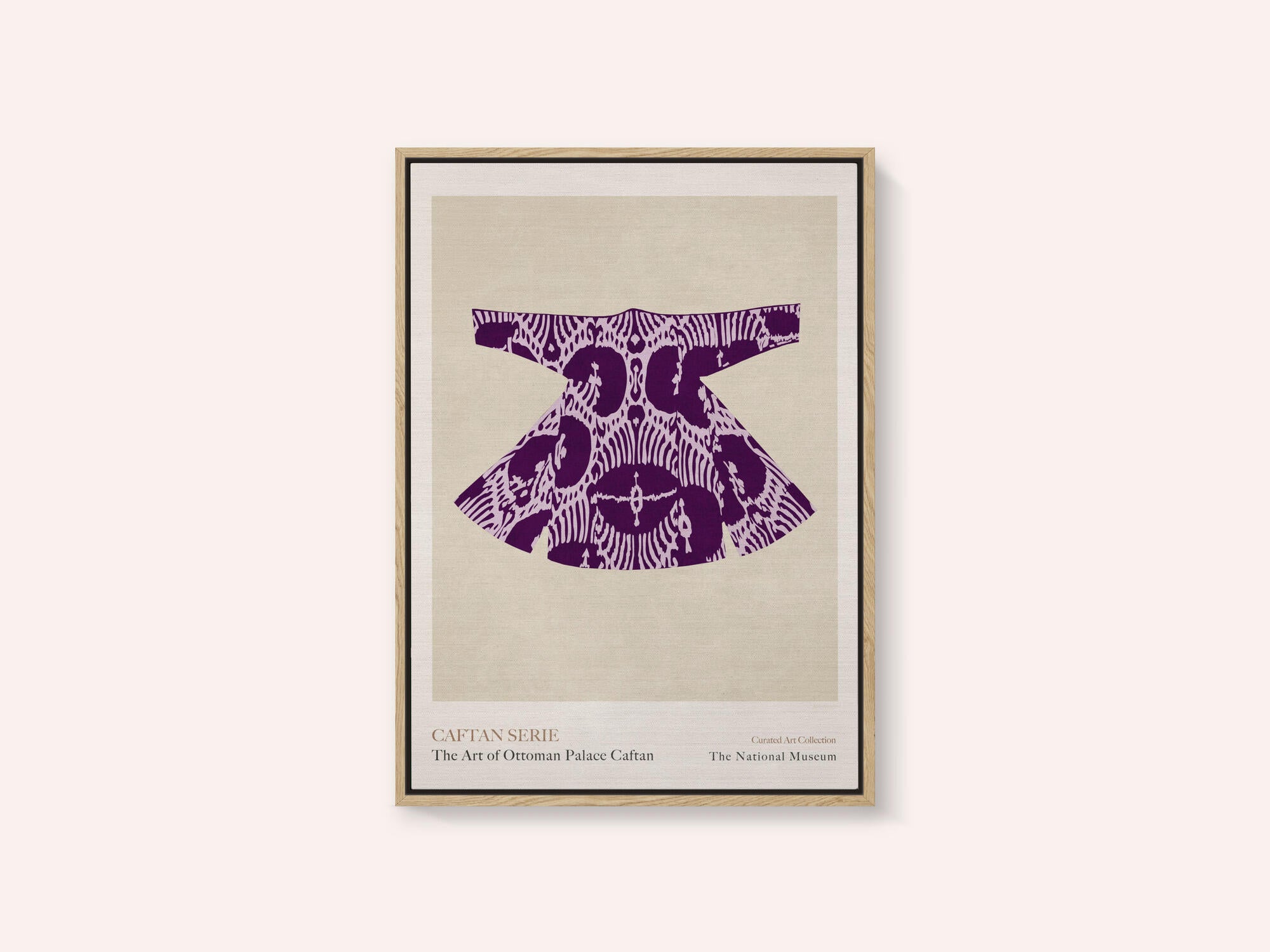 Purple Caftan Elegance